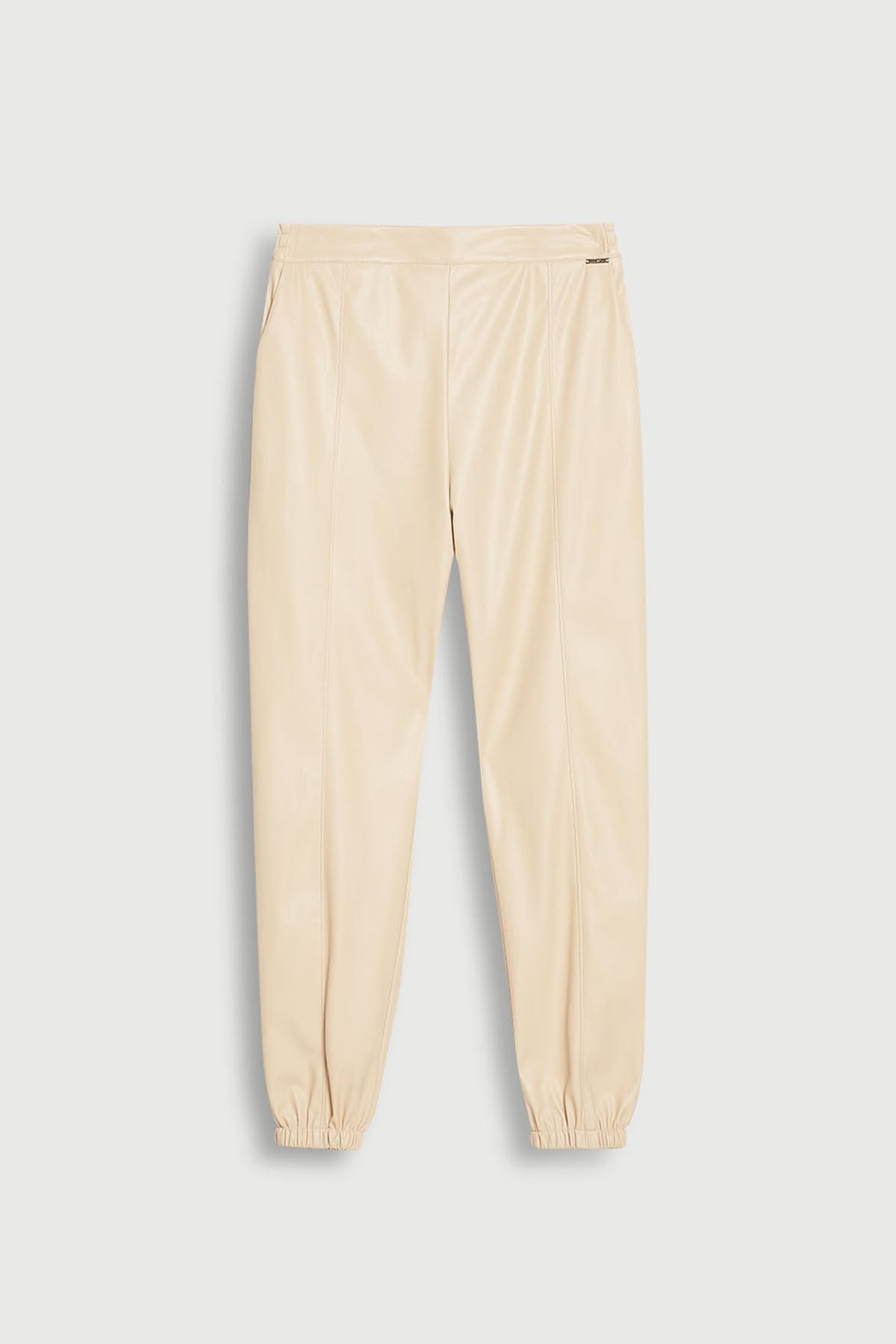 Liu Jo Beli Lastikli Yüksek Bel Deri Eşofman Altı-Libas Trendy Fashion Store