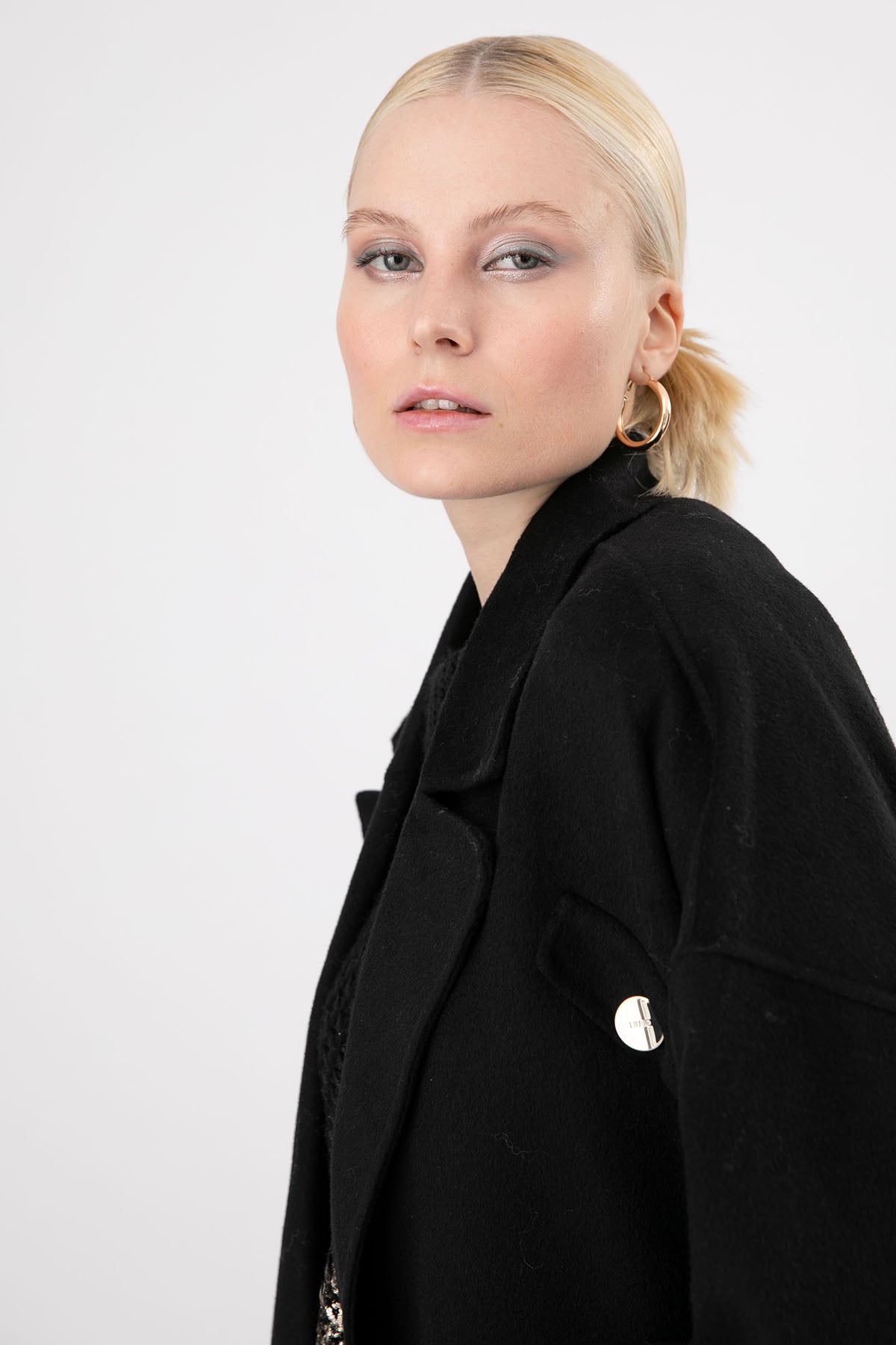 Liu Jo Kuşaklı Yün Kaban-Libas Trendy Fashion Store