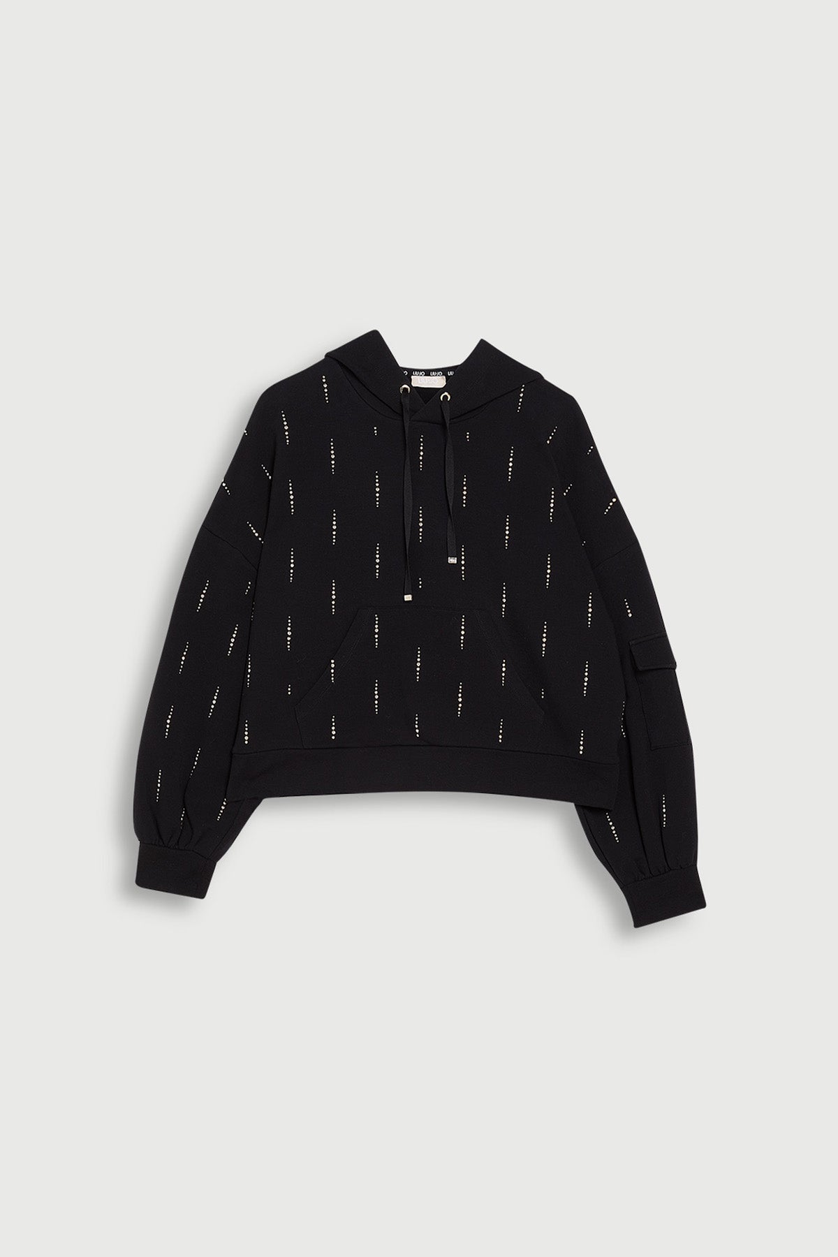 Liu Jo Metal Aksesuar Detaylı Kapüşonlu Sweatshirt-Libas Trendy Fashion Store