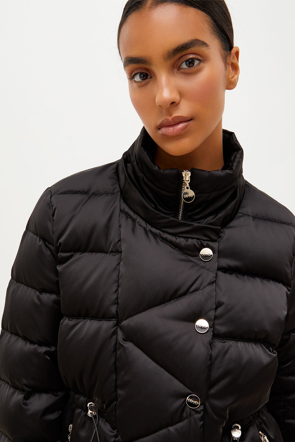 Liu Jo Kürklü Yaka Puffer Mont-Libas Trendy Fashion Store