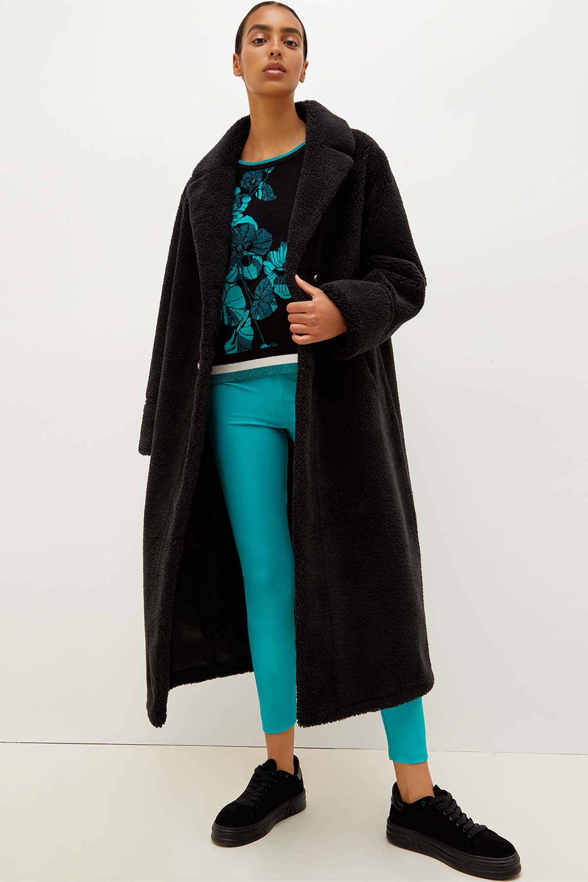 Liu Jo Çift Taraflı Eko Kürk Deri Kaban-Libas Trendy Fashion Store