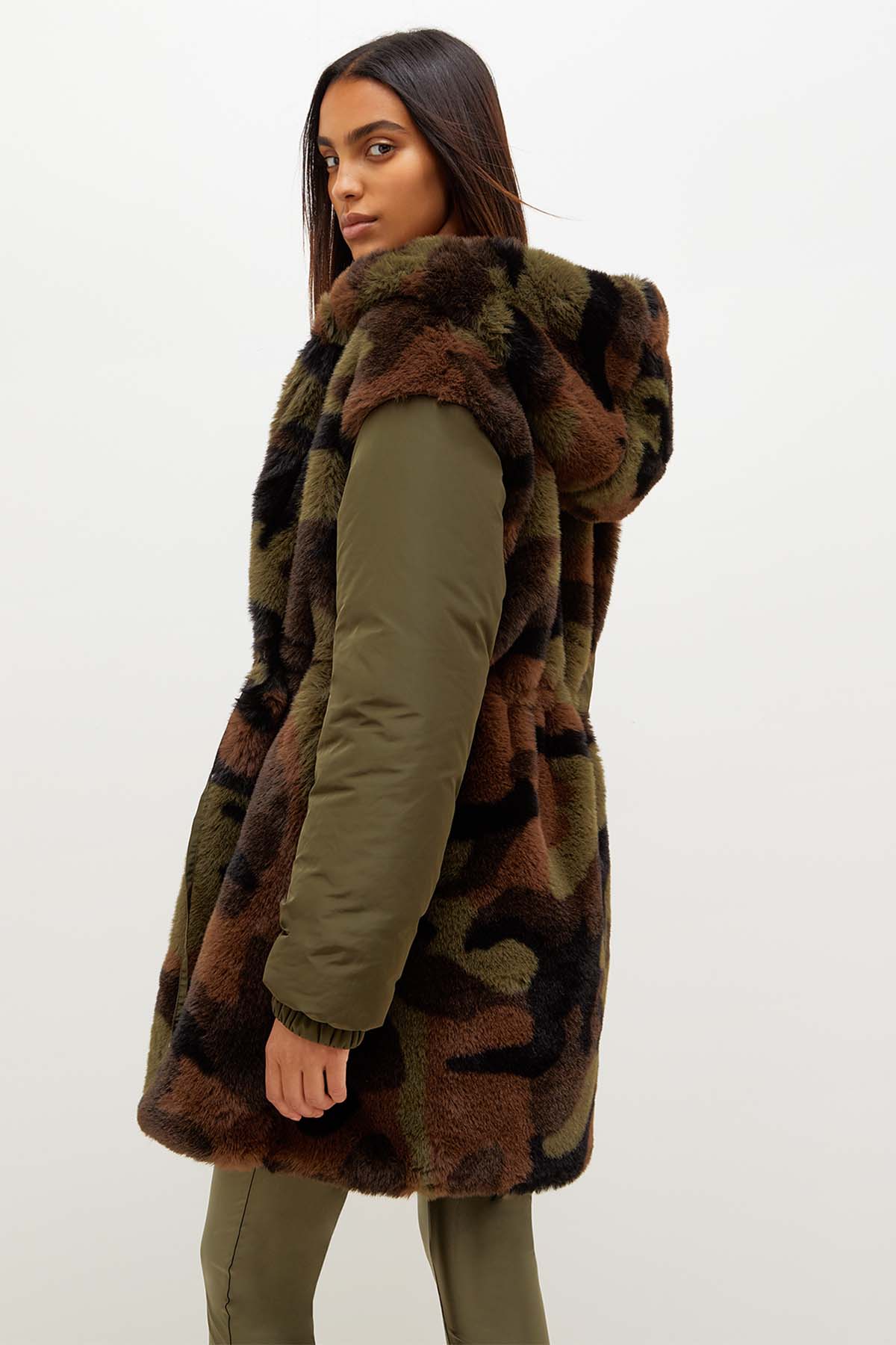 Liu Jo Çift Taraflı Kürk Detaylı Mont-Libas Trendy Fashion Store