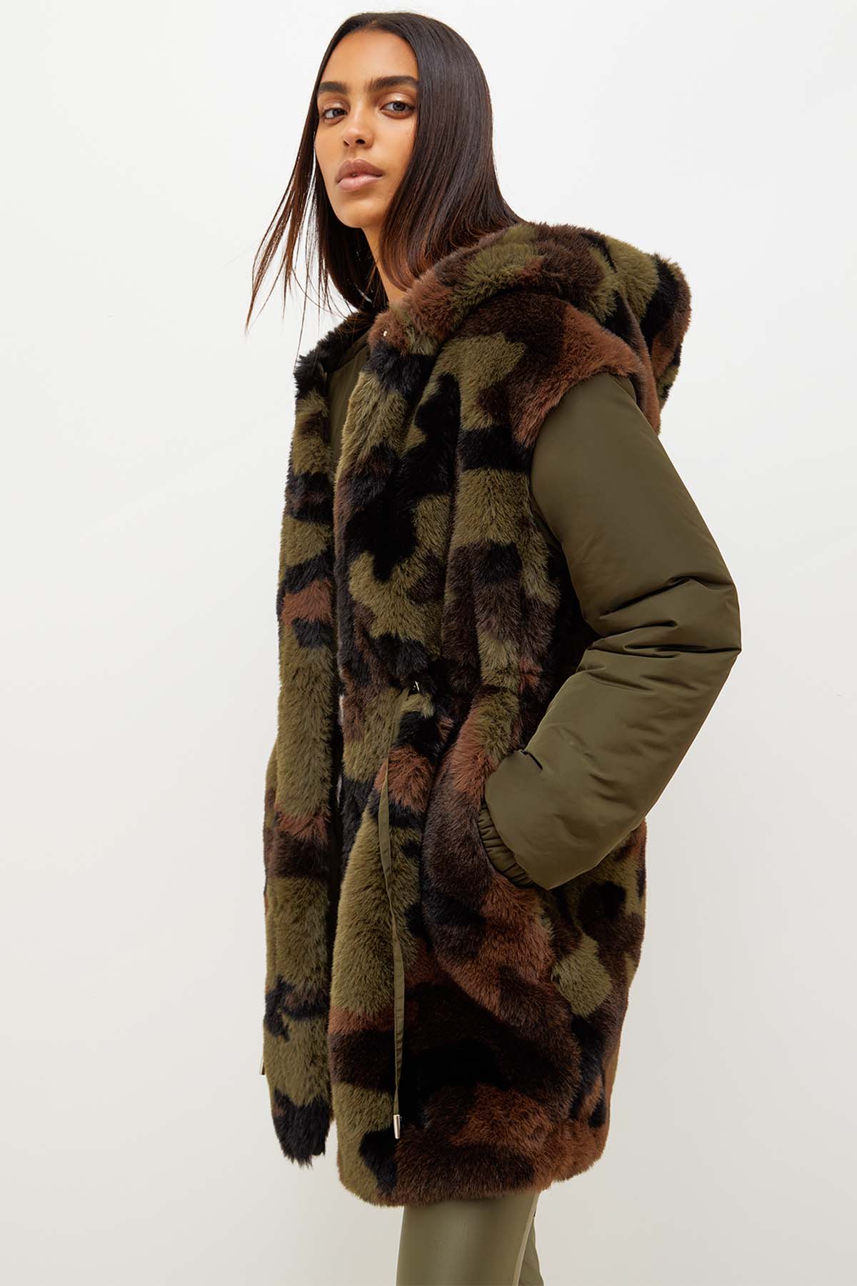 Liu Jo Çift Taraflı Kürk Detaylı Mont-Libas Trendy Fashion Store