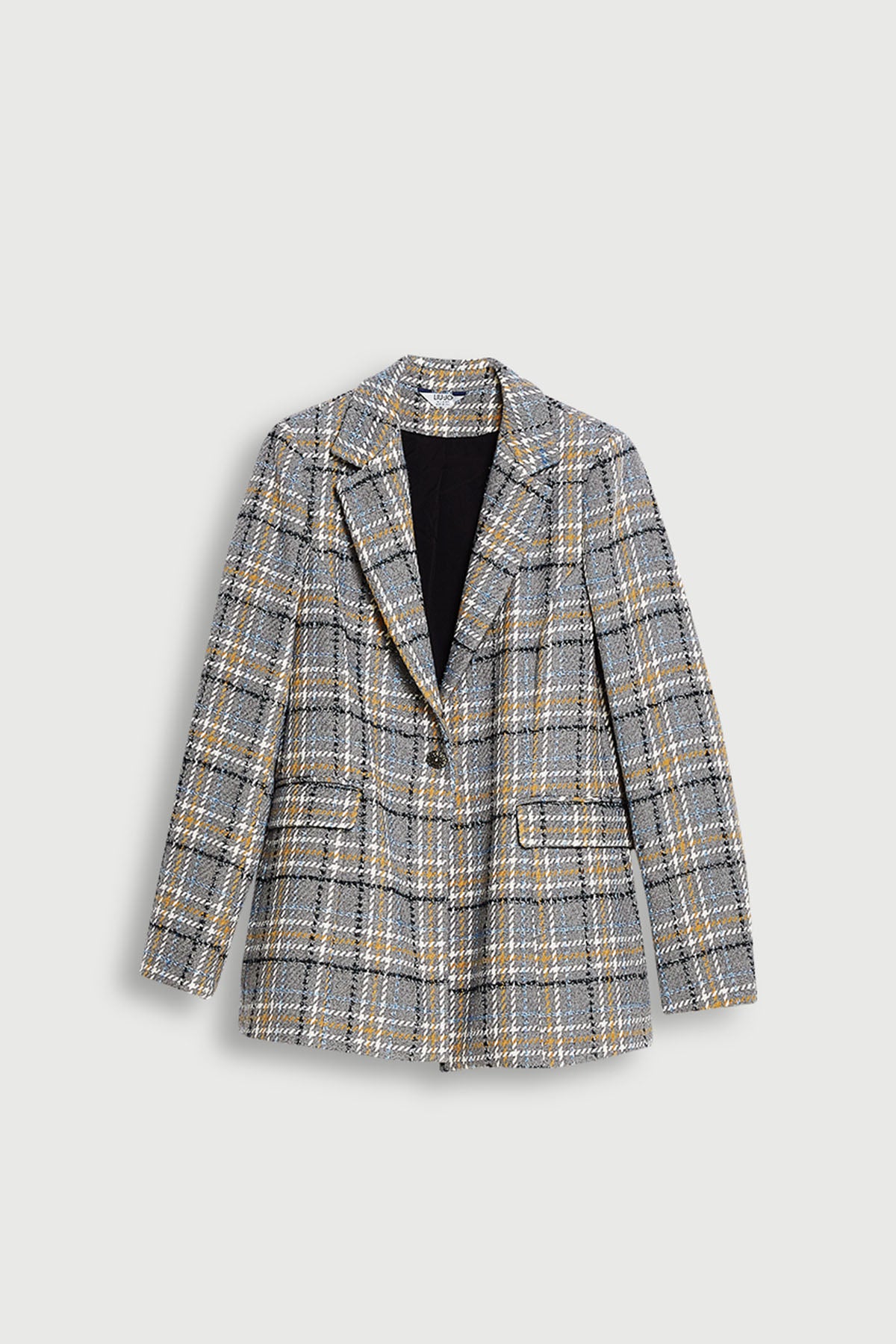 Liu Jo Ekose Tek Düğme Ceket-Libas Trendy Fashion Store