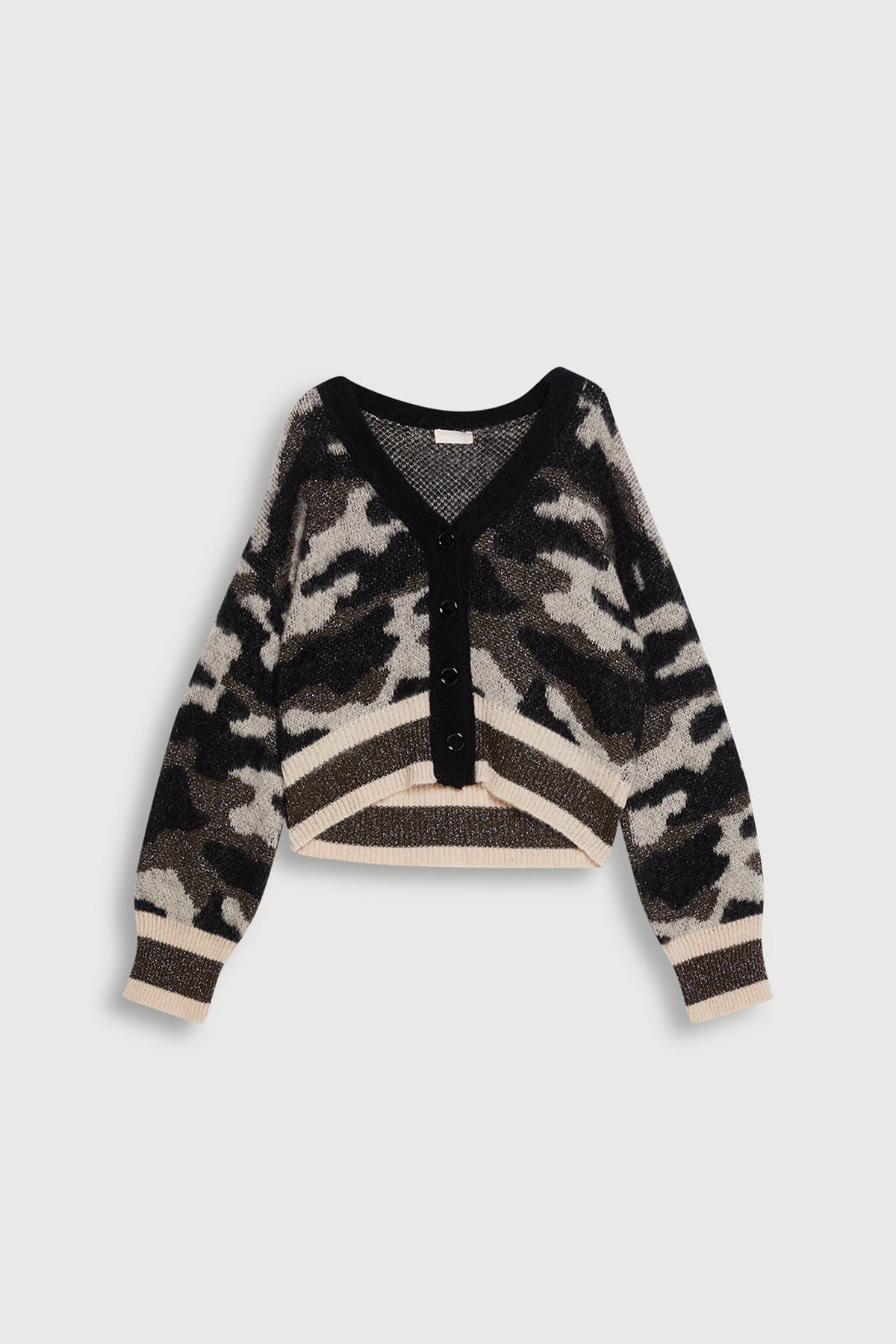 Liu Jo Kamuflaj Desenli Triko Ceket-Libas Trendy Fashion Store