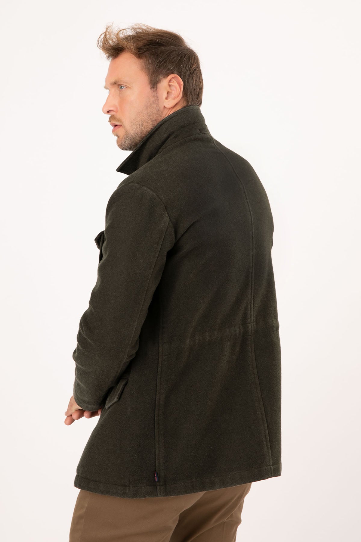 The Gigi John Yün Cep Detaylı Kaban-Libas Trendy Fashion Store