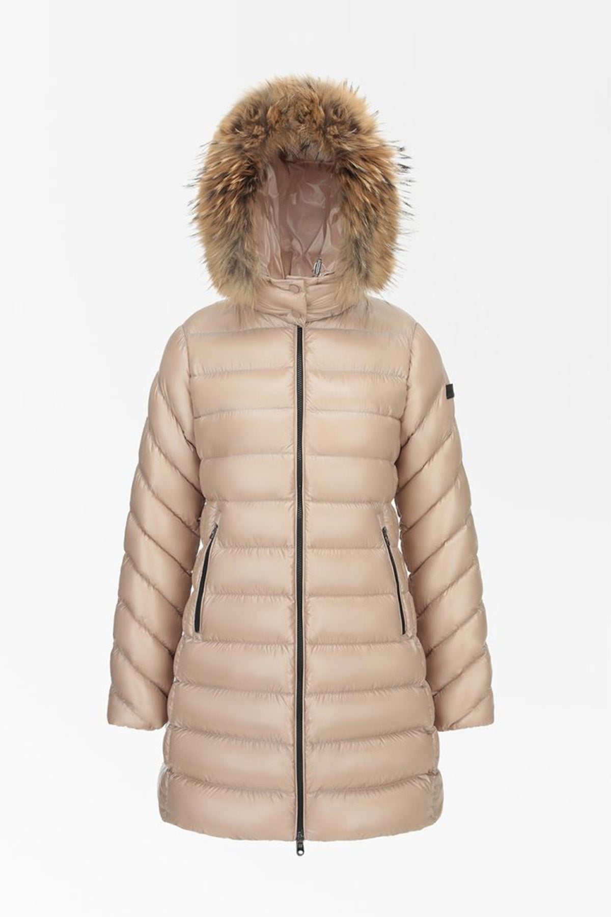 Hetrego Ingrid Slim Fit Kürklü Kapüşonlu Puffer Mont-Libas Trendy Fashion Store