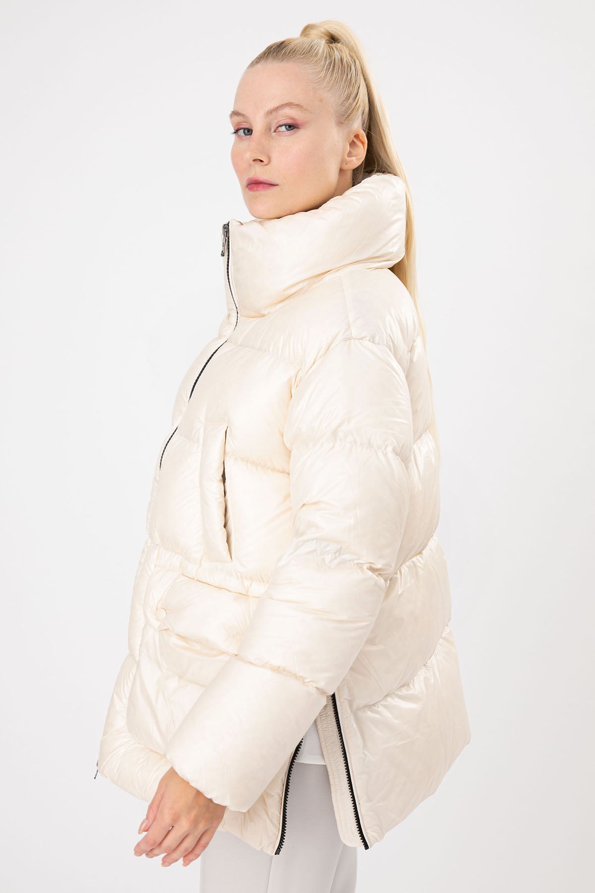 Hetrego Pam Geniş Kesim Puffer Mont-Libas Trendy Fashion Store