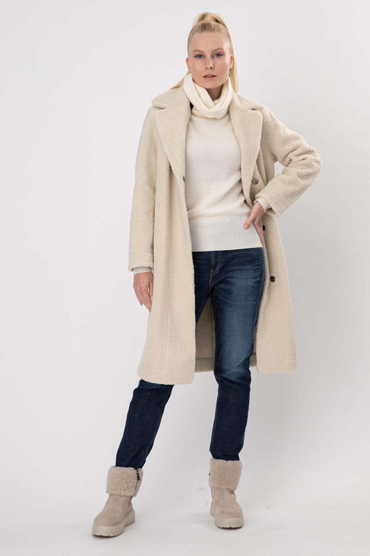 Hetrego Shannon Çift Taraflı Manto-Libas Trendy Fashion Store