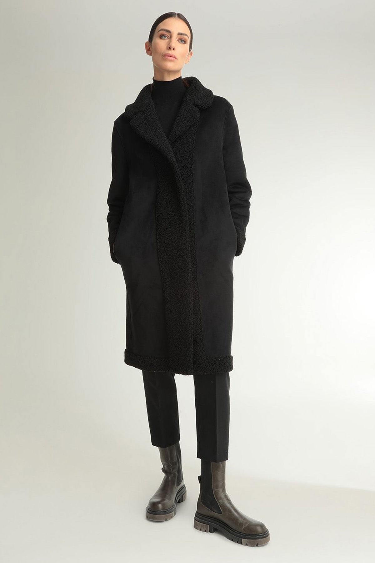 Hetrego Shannon Çift Taraflı Manto-Libas Trendy Fashion Store