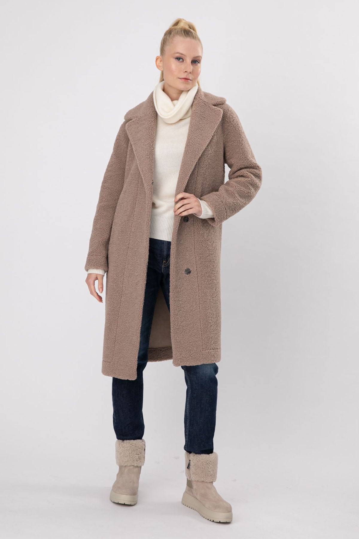 Hetrego Shannon Çift Taraflı Manto-Libas Trendy Fashion Store