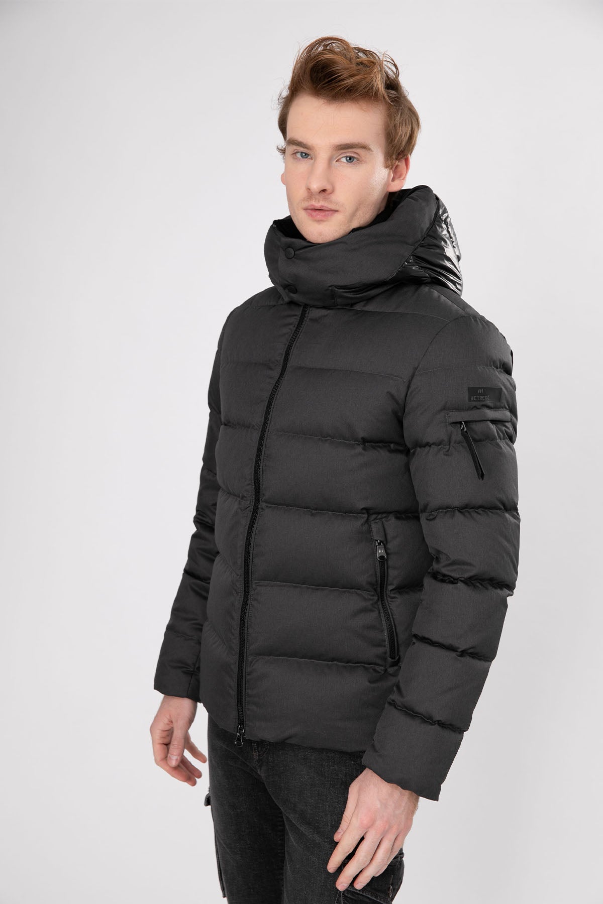 Hetrego Reed Kapüşonlu Puffer Mont-Libas Trendy Fashion Store