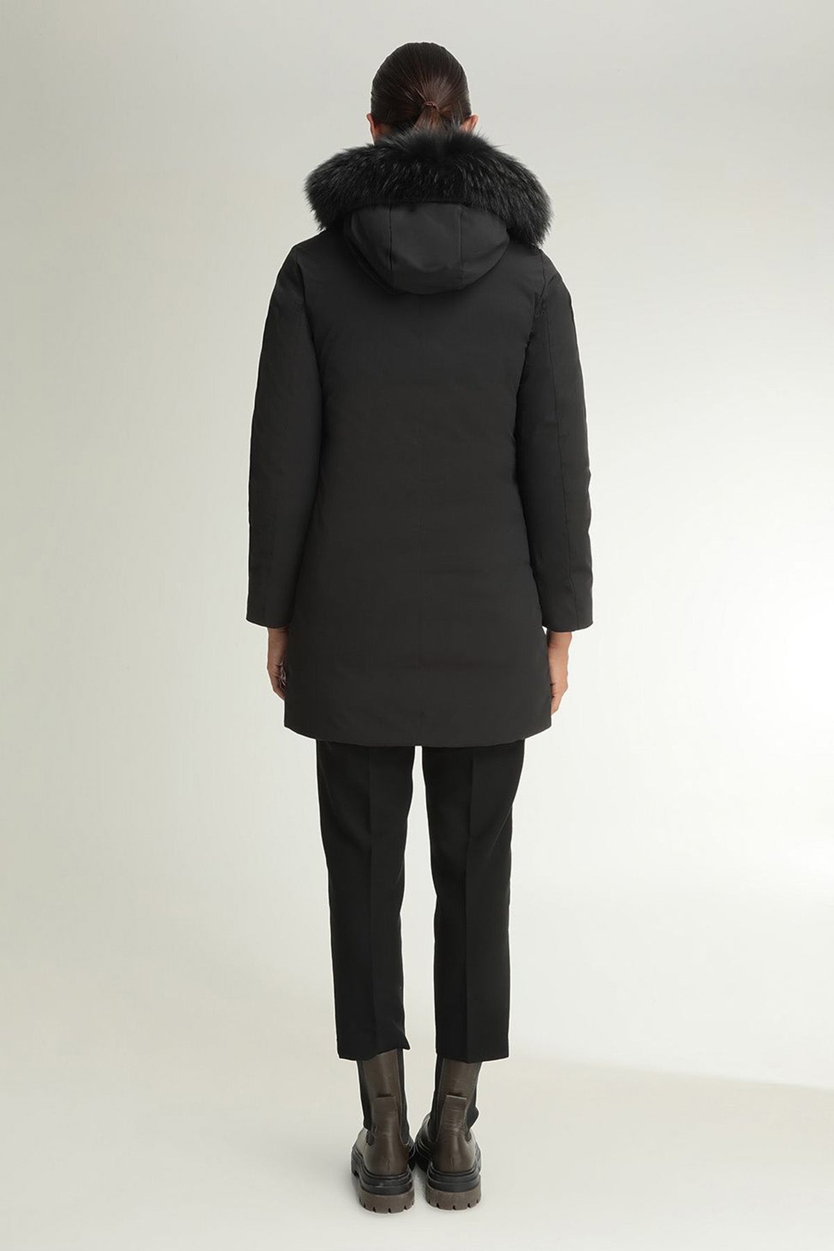 Hetrego Renee Kürklü Kapüşonlu Kaban-Libas Trendy Fashion Store