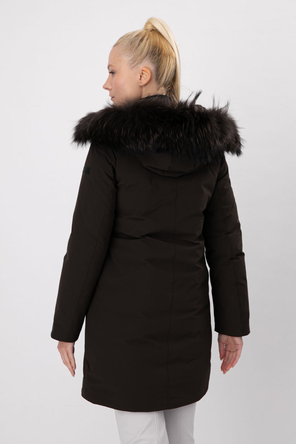 Hetrego Renee Kürklü Kapüşonlu Kaban-Libas Trendy Fashion Store