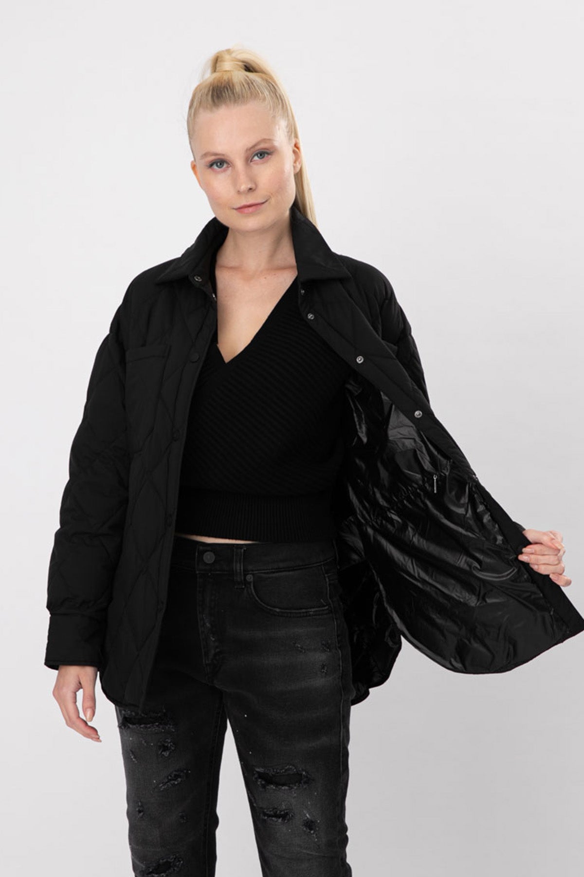 Hetrego Robin Kapitone Mont Ceket-Libas Trendy Fashion Store