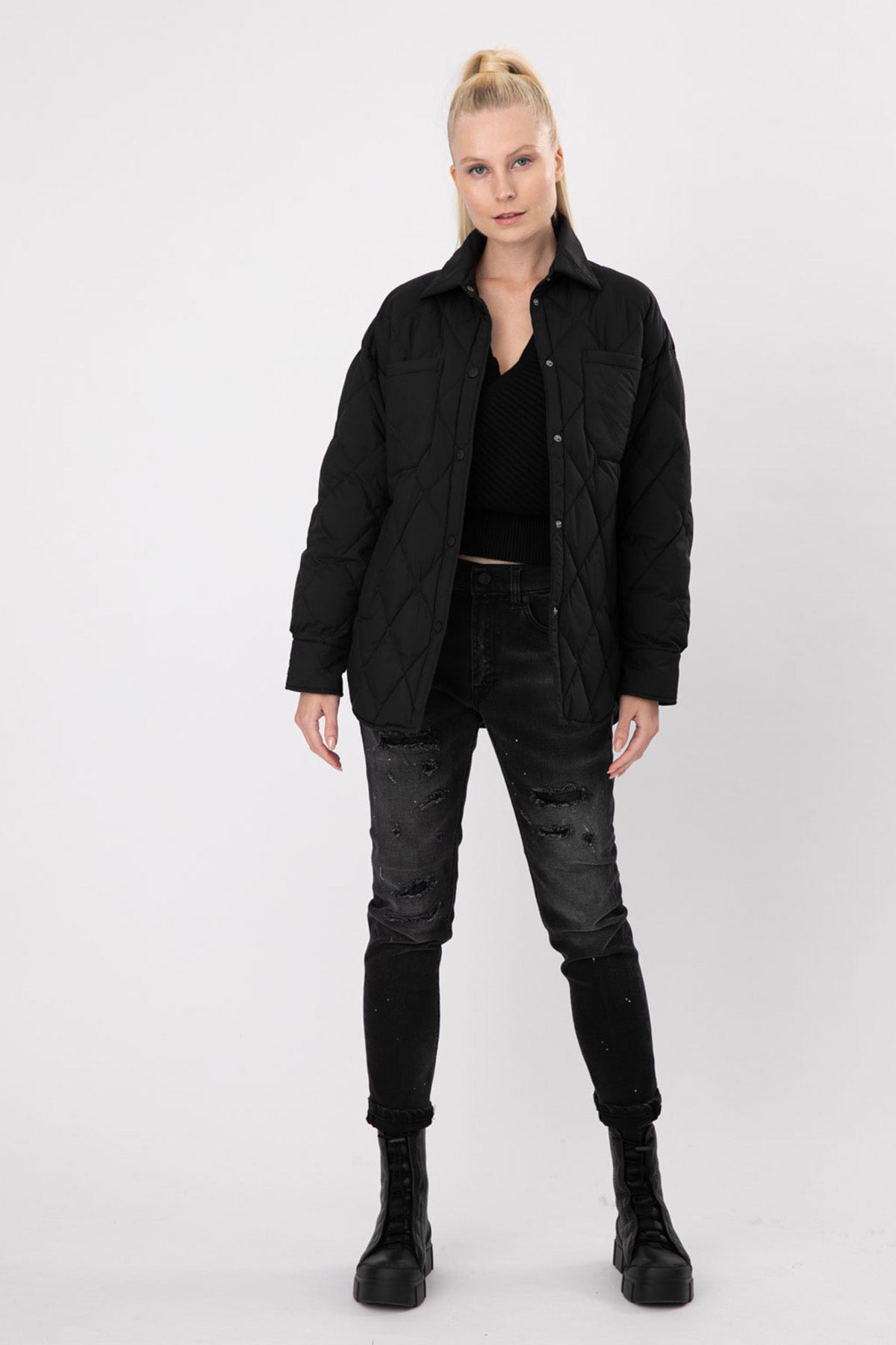 Hetrego Robin Kapitone Mont Ceket-Libas Trendy Fashion Store