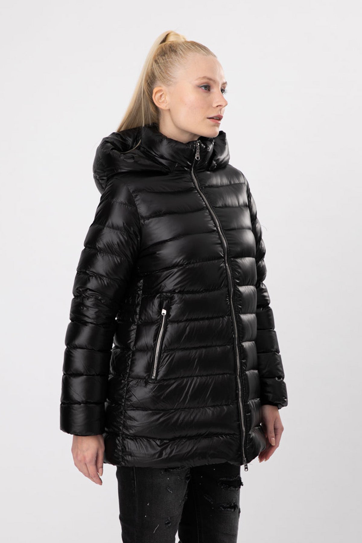 Hetrego Gladys Kapüşonlu Puffer Mont-Libas Trendy Fashion Store