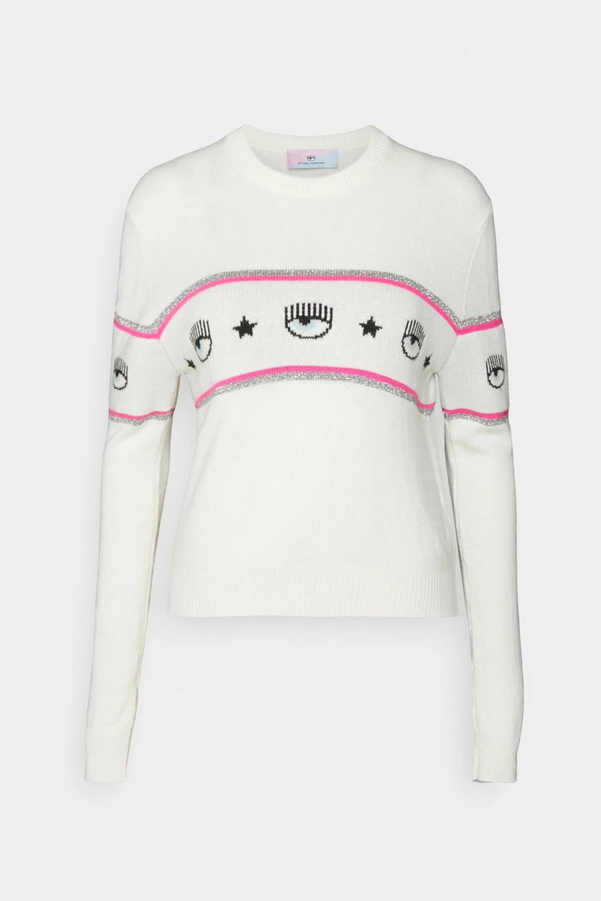 Chiara Ferragni Logolu Kaşmirli Yün Örgü Triko-Libas Trendy Fashion Store