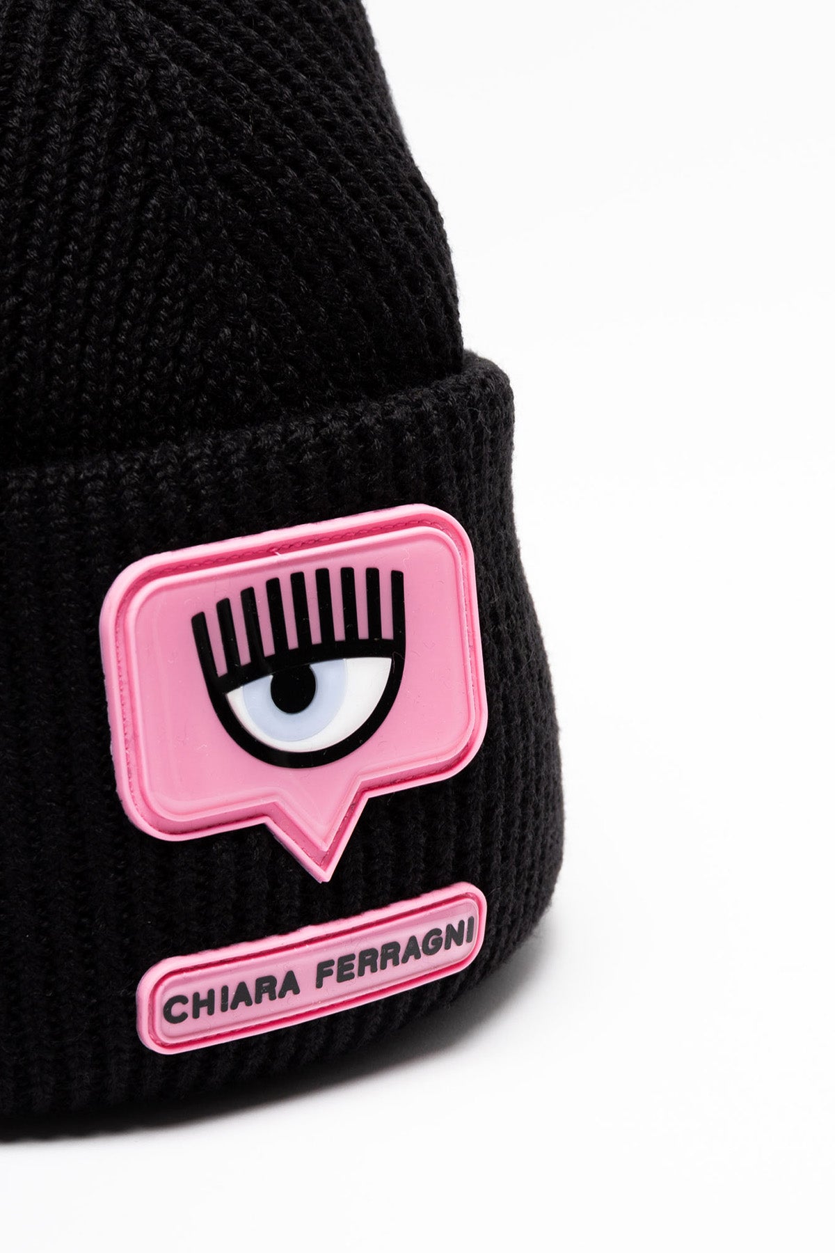Chiara Ferragni Logolu Yün Örgü Bere-Libas Trendy Fashion Store