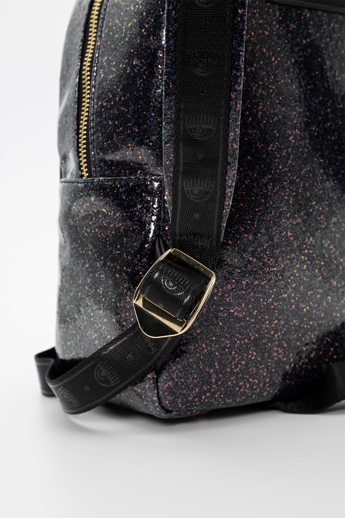 Chiara Ferragni Göz Logolu Parıltılı Sırt Çantası-Libas Trendy Fashion Store