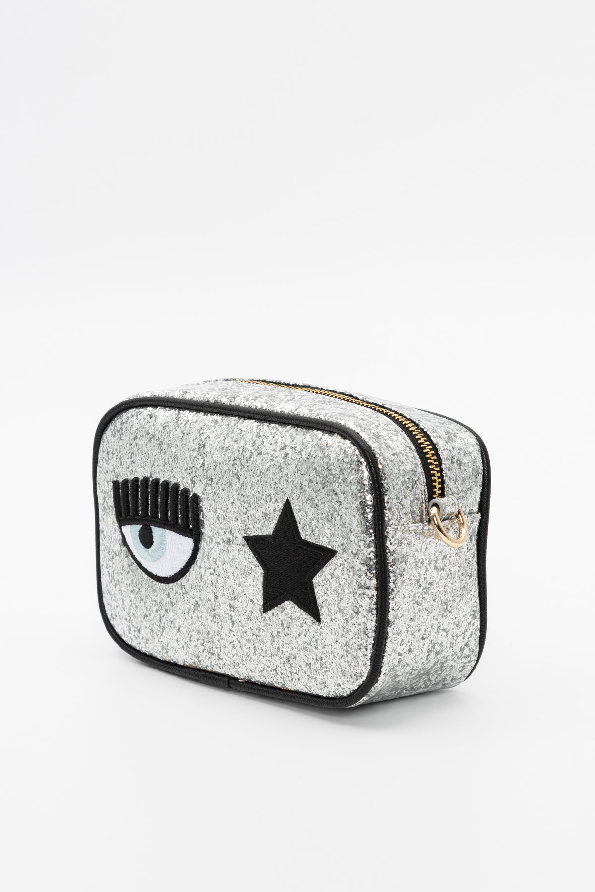 Chiara Ferragni Göz Logolu Parıltılı Omuz Çantası-Libas Trendy Fashion Store