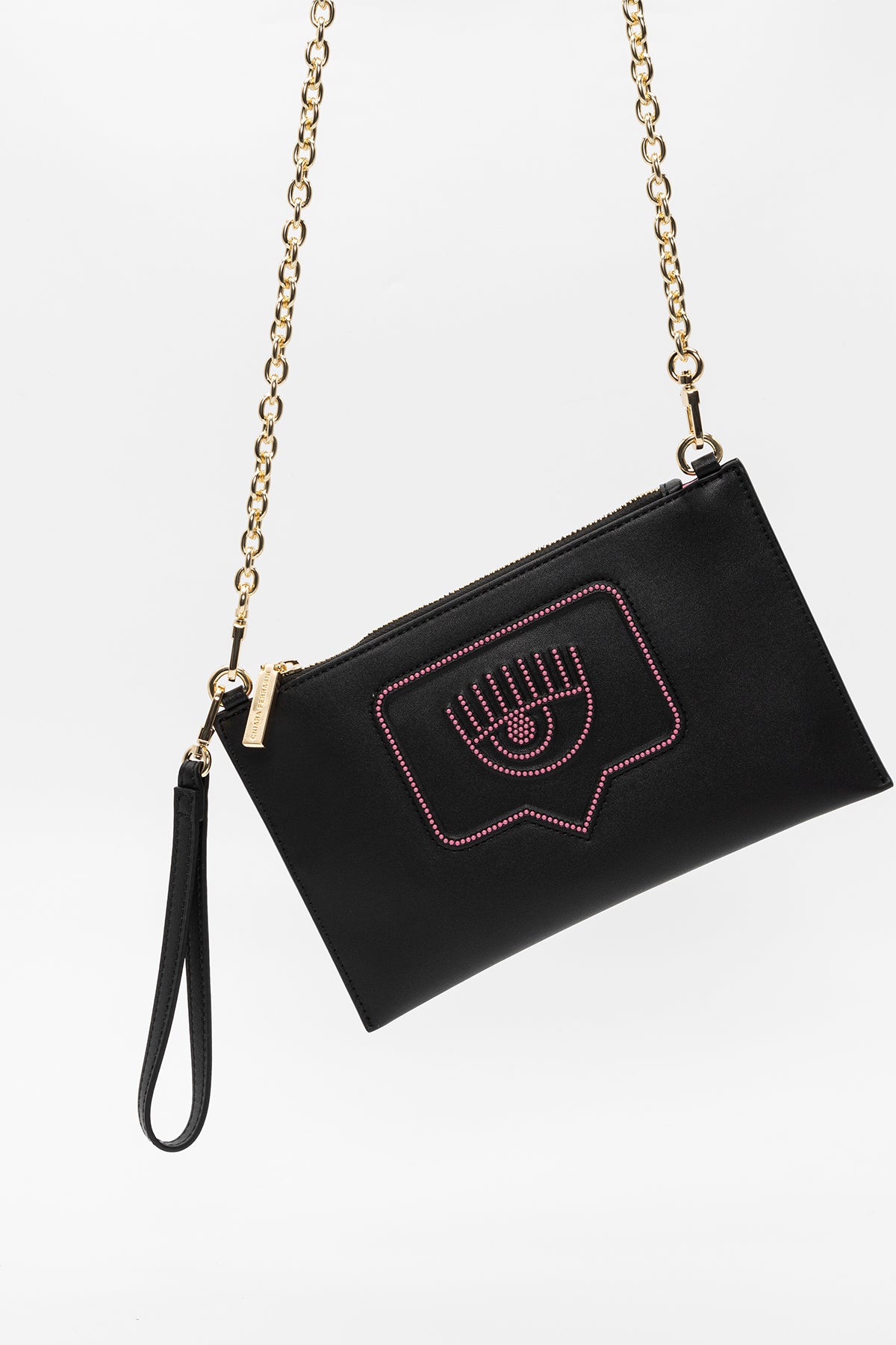 Chiara Ferragni Troklu Göz Logolu Clutch Çanta-Libas Trendy Fashion Store