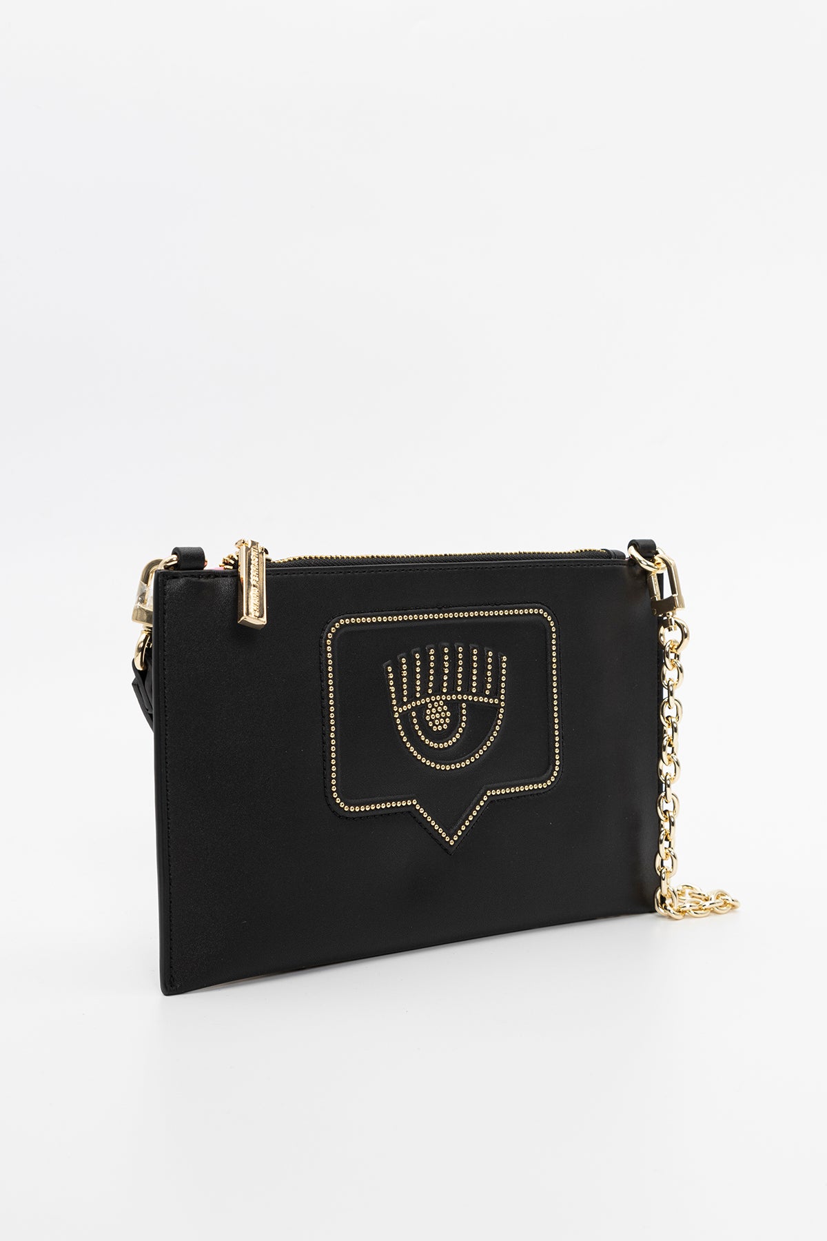 Chiara Ferragni Troklu Göz Logolu Clutch Çanta-Libas Trendy Fashion Store