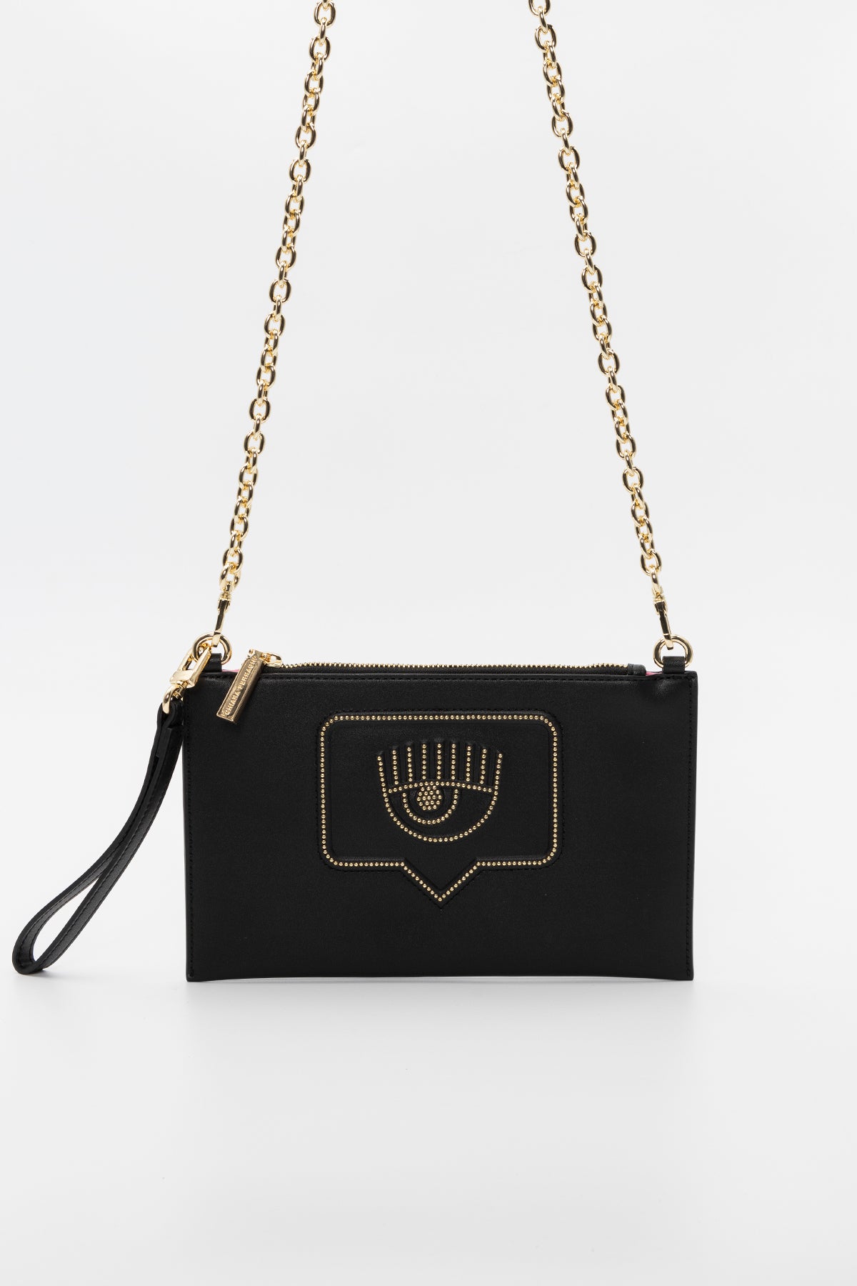 Chiara Ferragni Troklu Göz Logolu Clutch Çanta-Libas Trendy Fashion Store