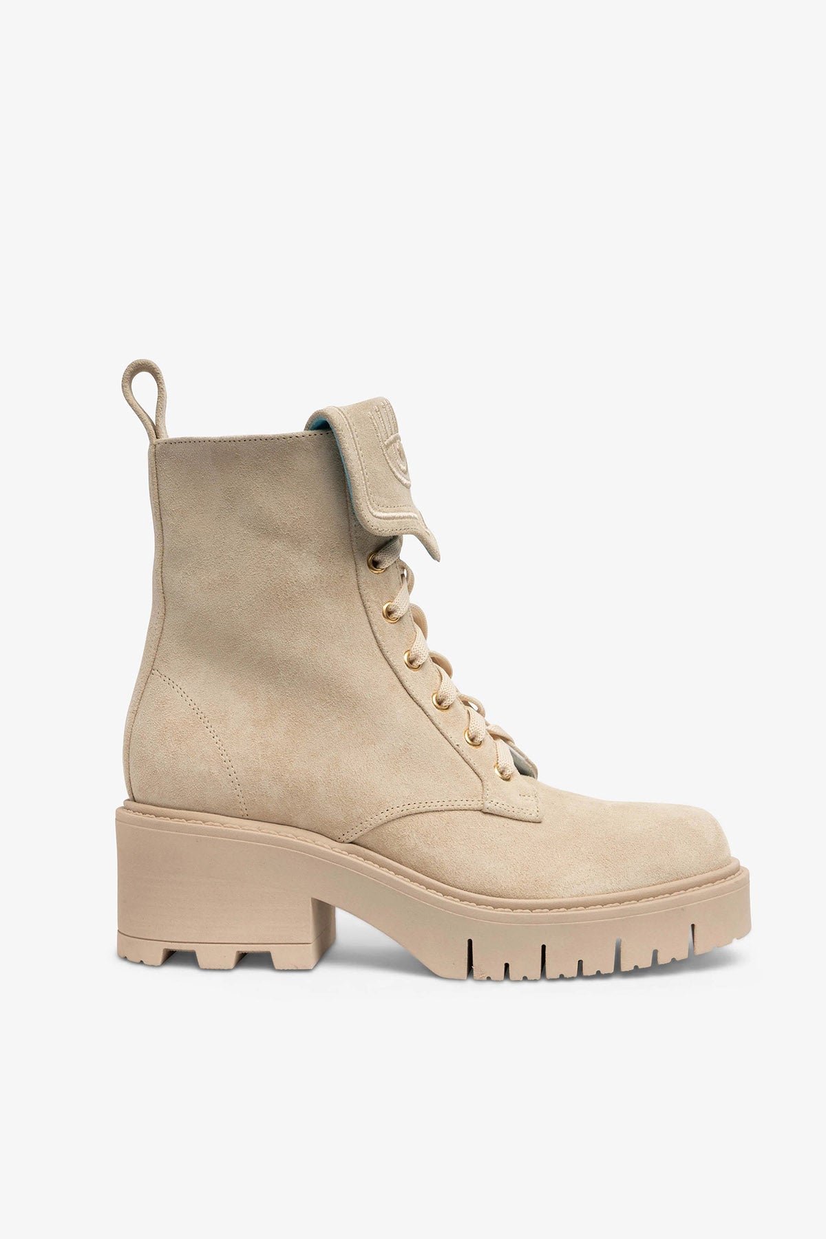 Chiara Ferragni Göz Logolu Süet Postal Bot-Libas Trendy Fashion Store