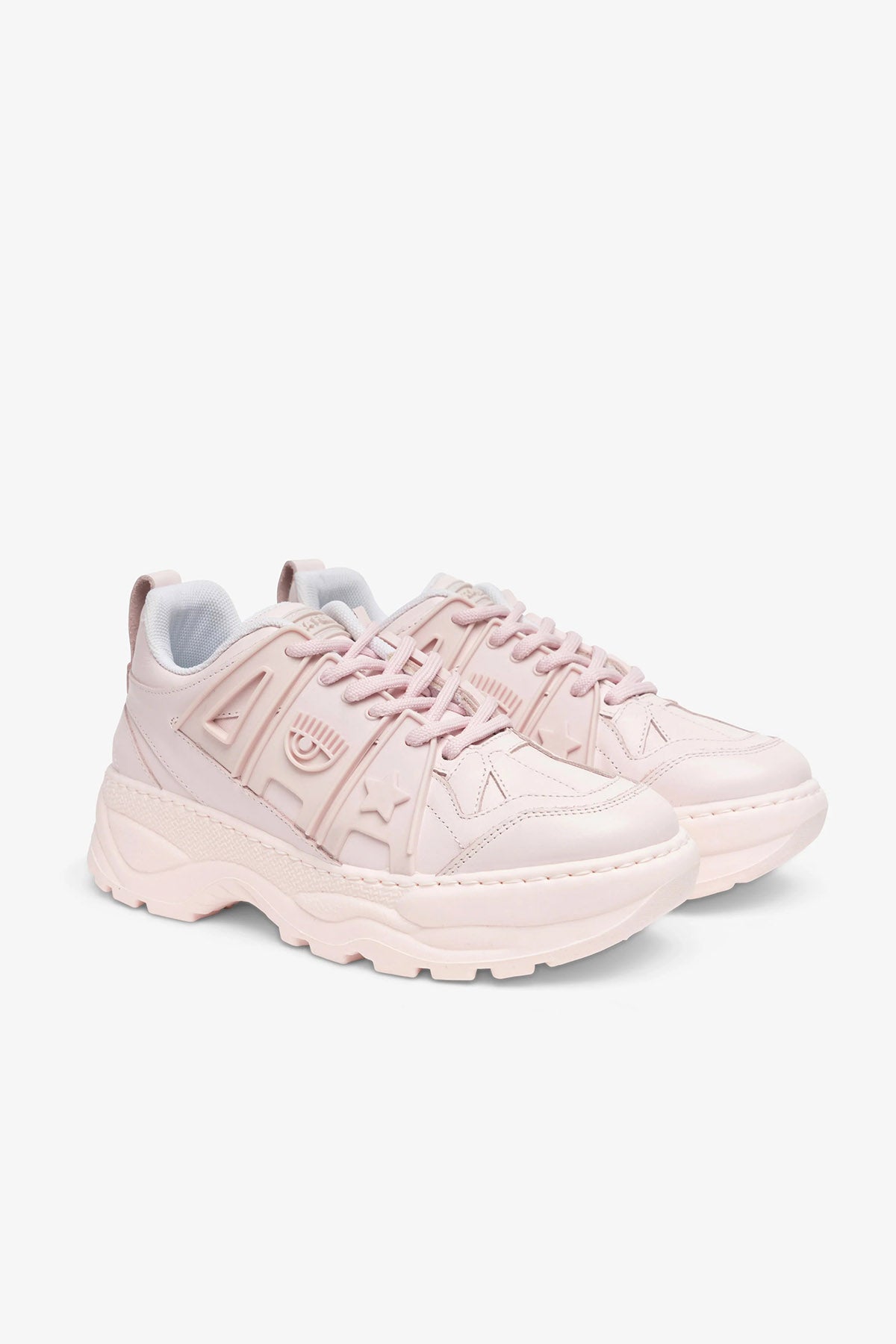 Chiara Ferragni Göz Logolu Deri Sneaker Ayakkabı-Libas Trendy Fashion Store