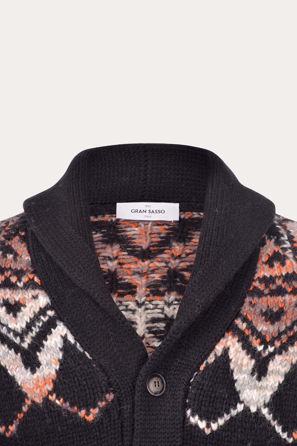 Gran Sasso Şal Yaka Yün Örgü Triko Ceket-Libas Trendy Fashion Store