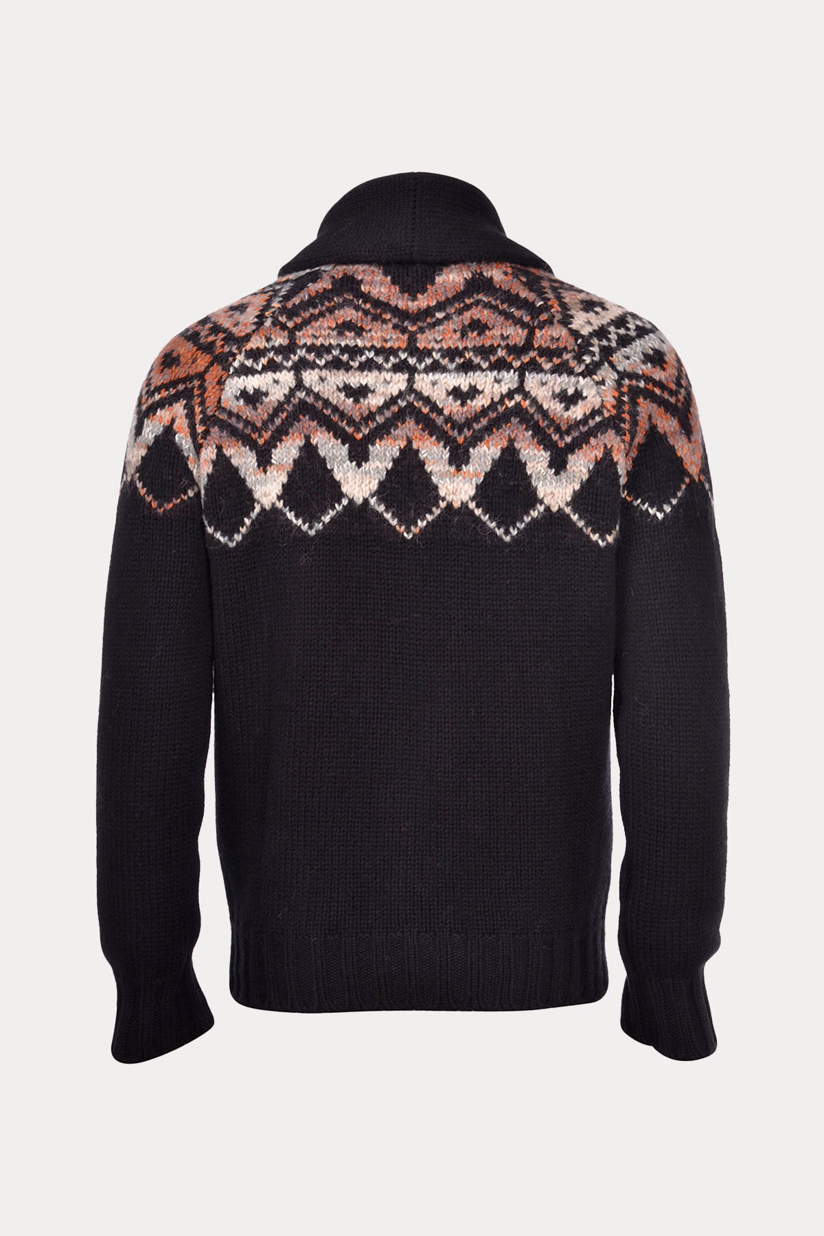 Gran Sasso Şal Yaka Yün Örgü Triko Ceket-Libas Trendy Fashion Store