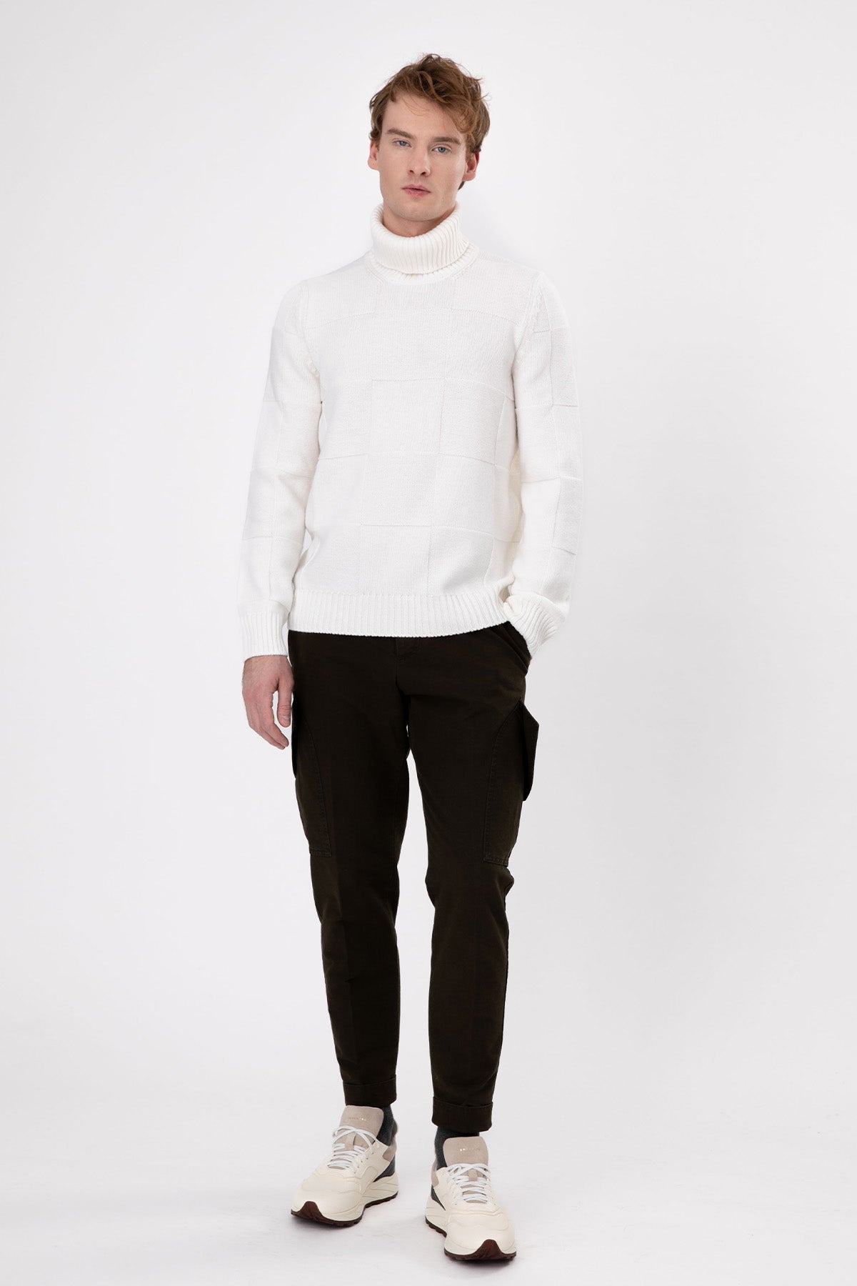 Gran Sasso Balıkçı Yaka Kaşmirli Yün Örgü Triko-Libas Trendy Fashion Store