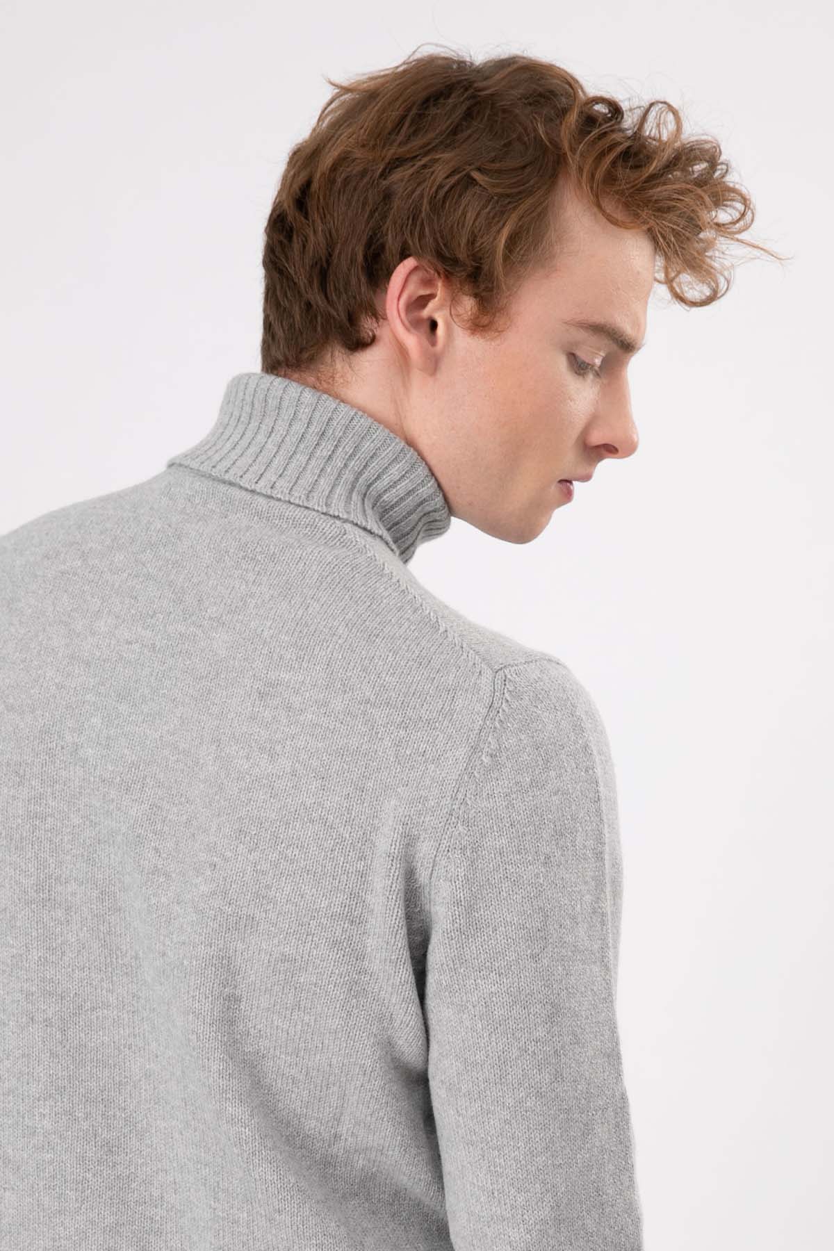 Gran Sasso Balıkçı Yaka Yün Örgü Triko-Libas Trendy Fashion Store