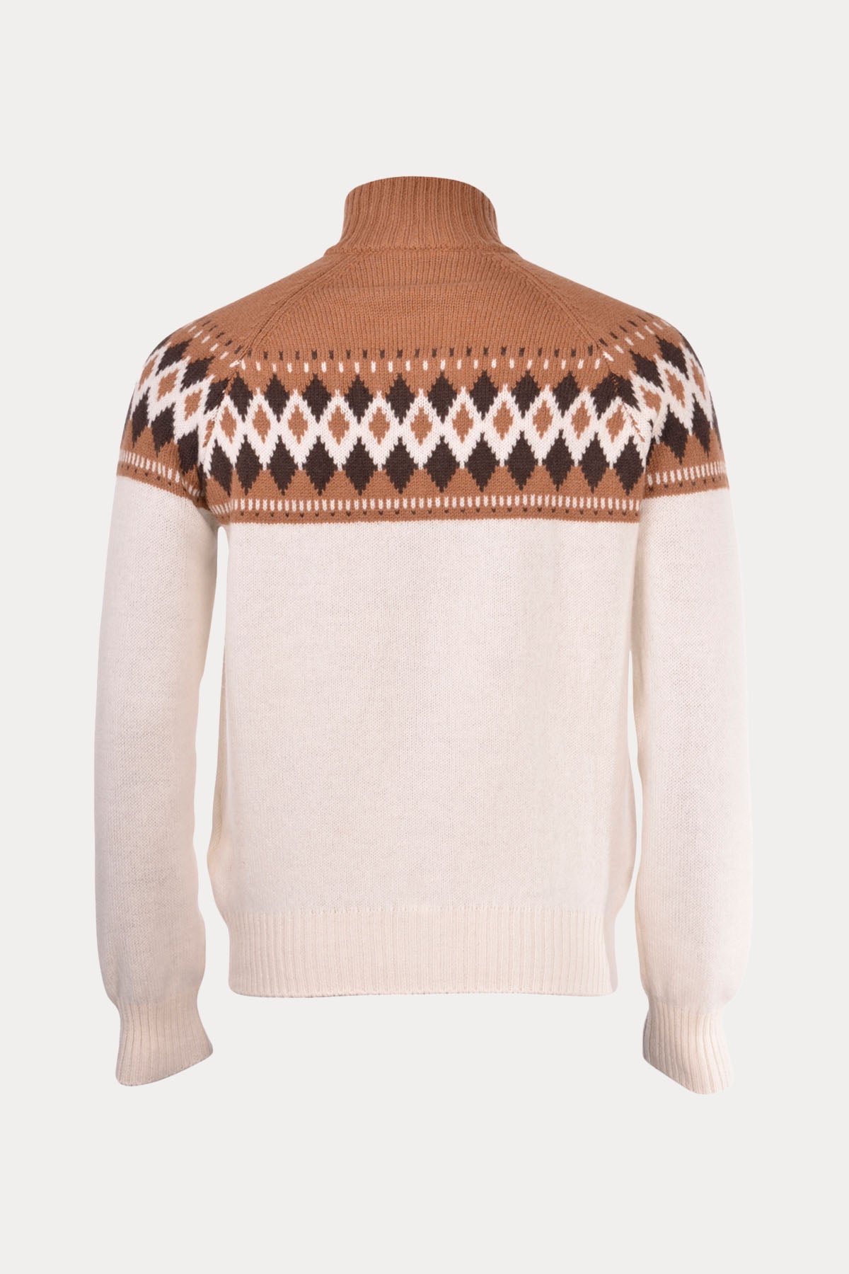 Gran Sasso Dik Yaka Yün Örgü Triko Ceket-Libas Trendy Fashion Store