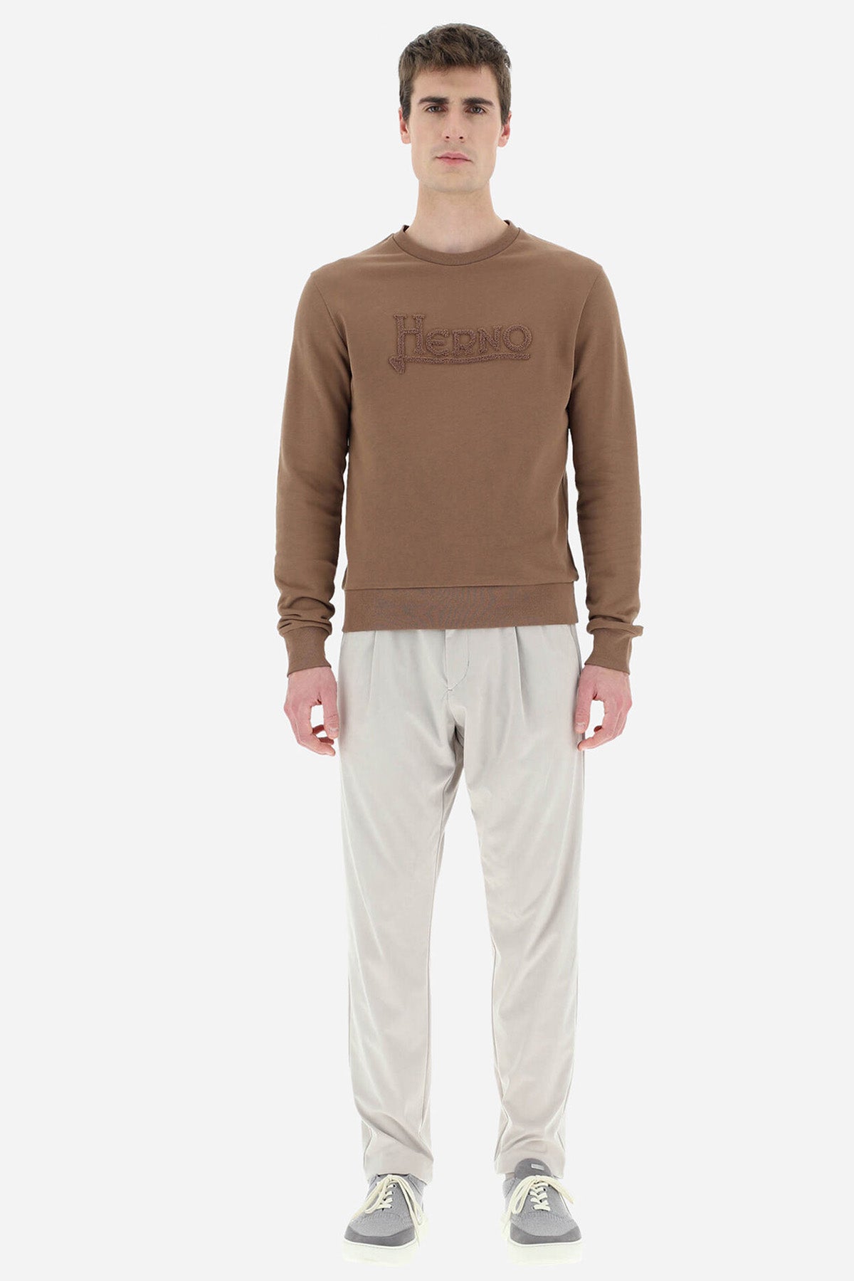 Herno Resort Kabartma Logolu Sweatshirt-Libas Trendy Fashion Store