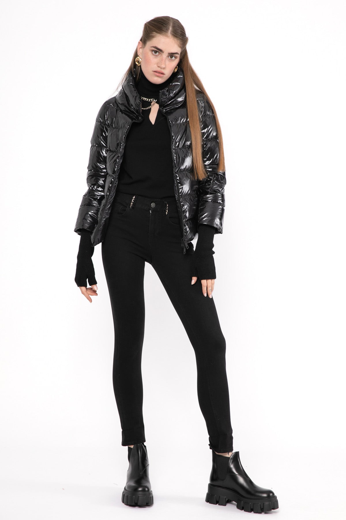 Herno Parlak Puffer Mont-Libas Trendy Fashion Store