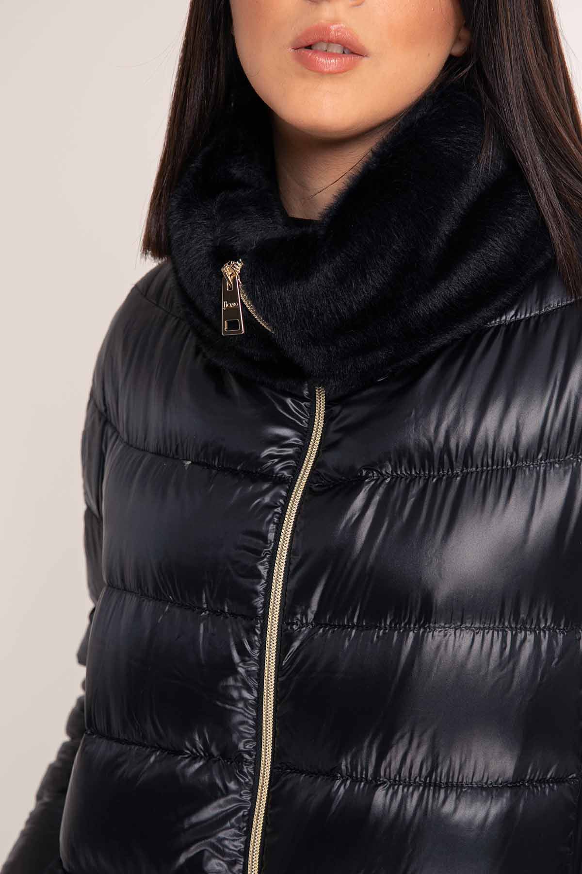 Herno Kürk Detaylı Puffer Mont-Libas Trendy Fashion Store