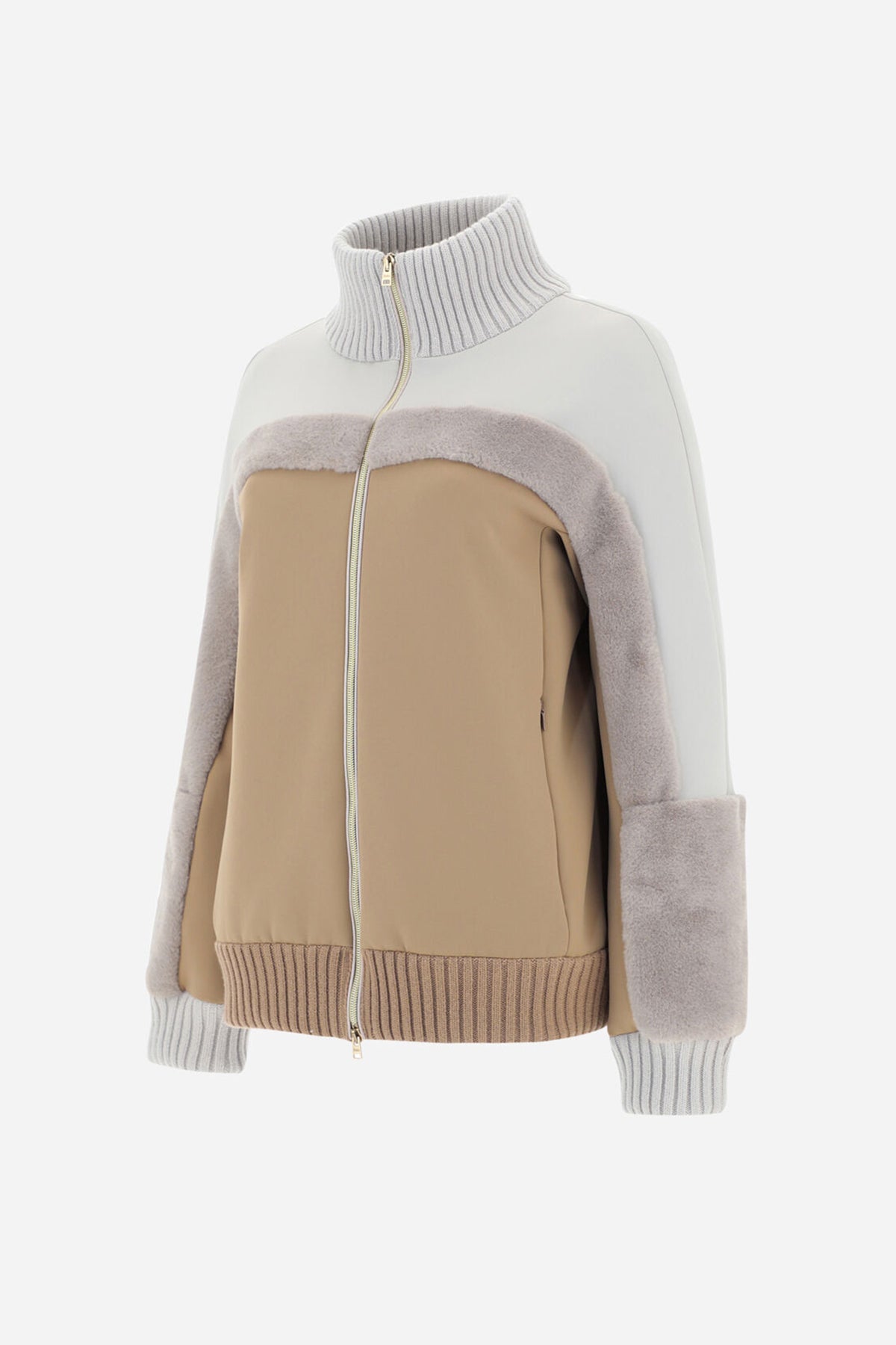 Herno Fermuarlı Triko Ceket-Libas Trendy Fashion Store