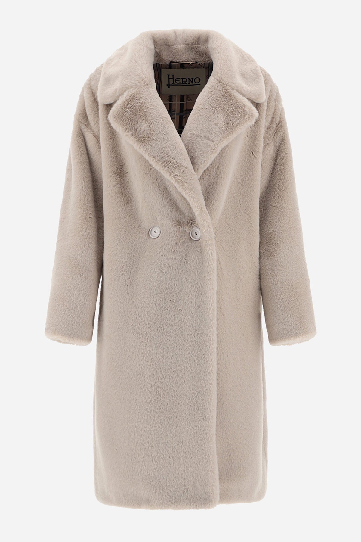 Herno Kruvaze Peluş Kaban-Libas Trendy Fashion Store