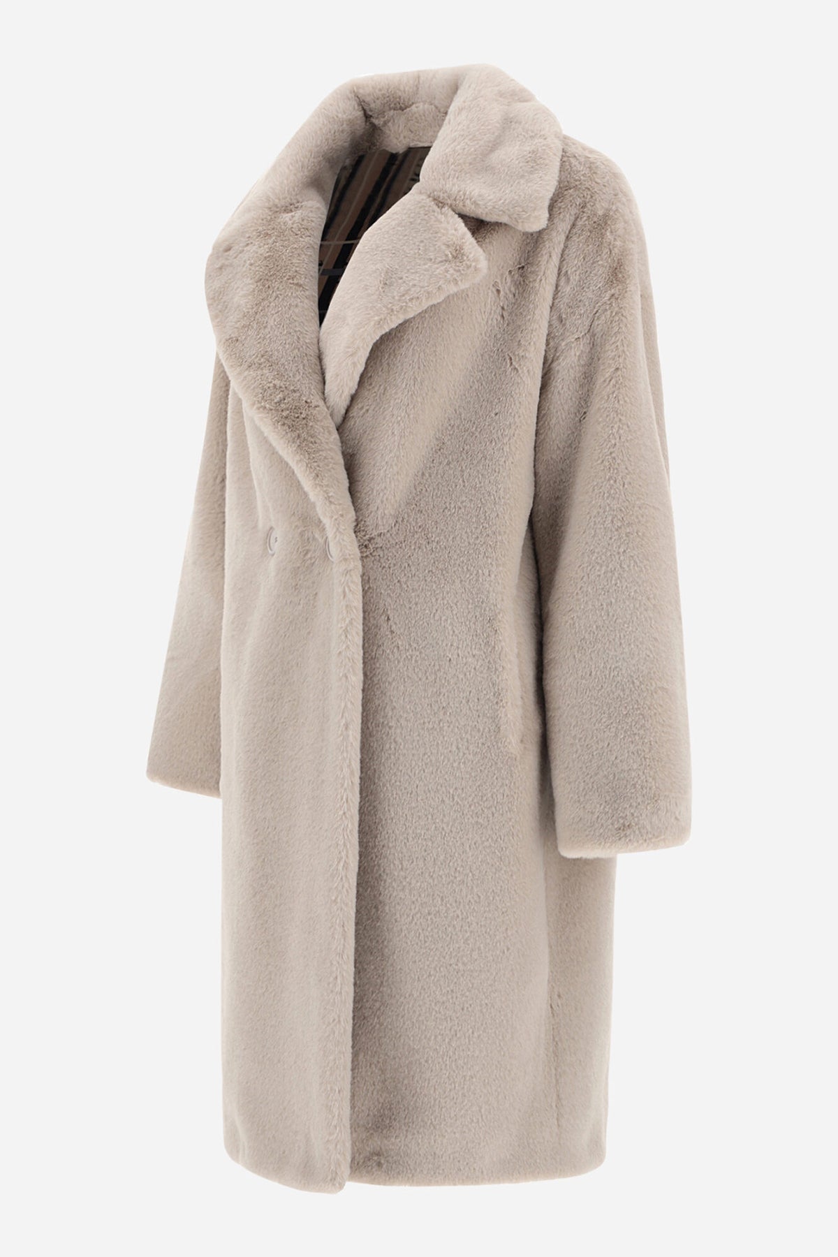 Herno Kruvaze Peluş Kaban-Libas Trendy Fashion Store