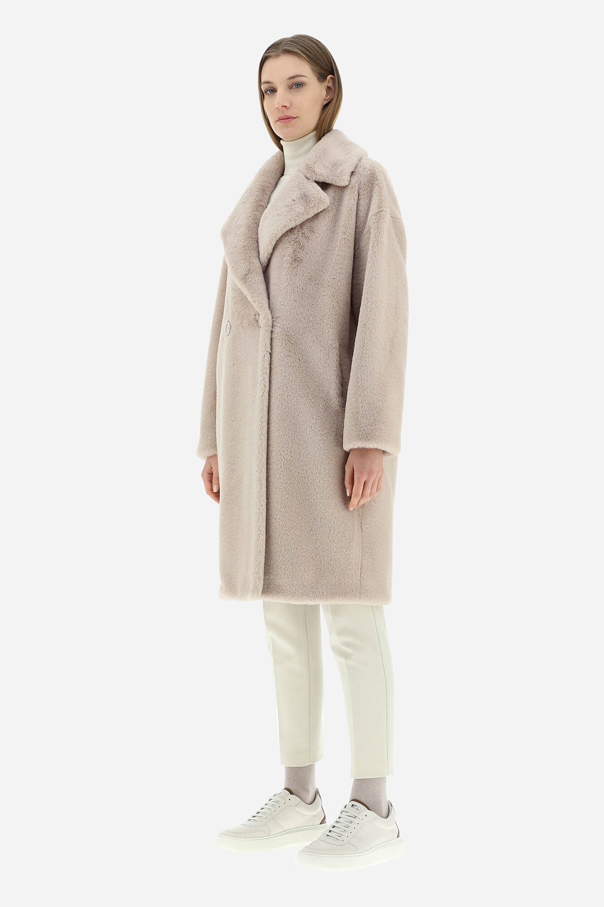 Herno Kruvaze Peluş Kaban-Libas Trendy Fashion Store