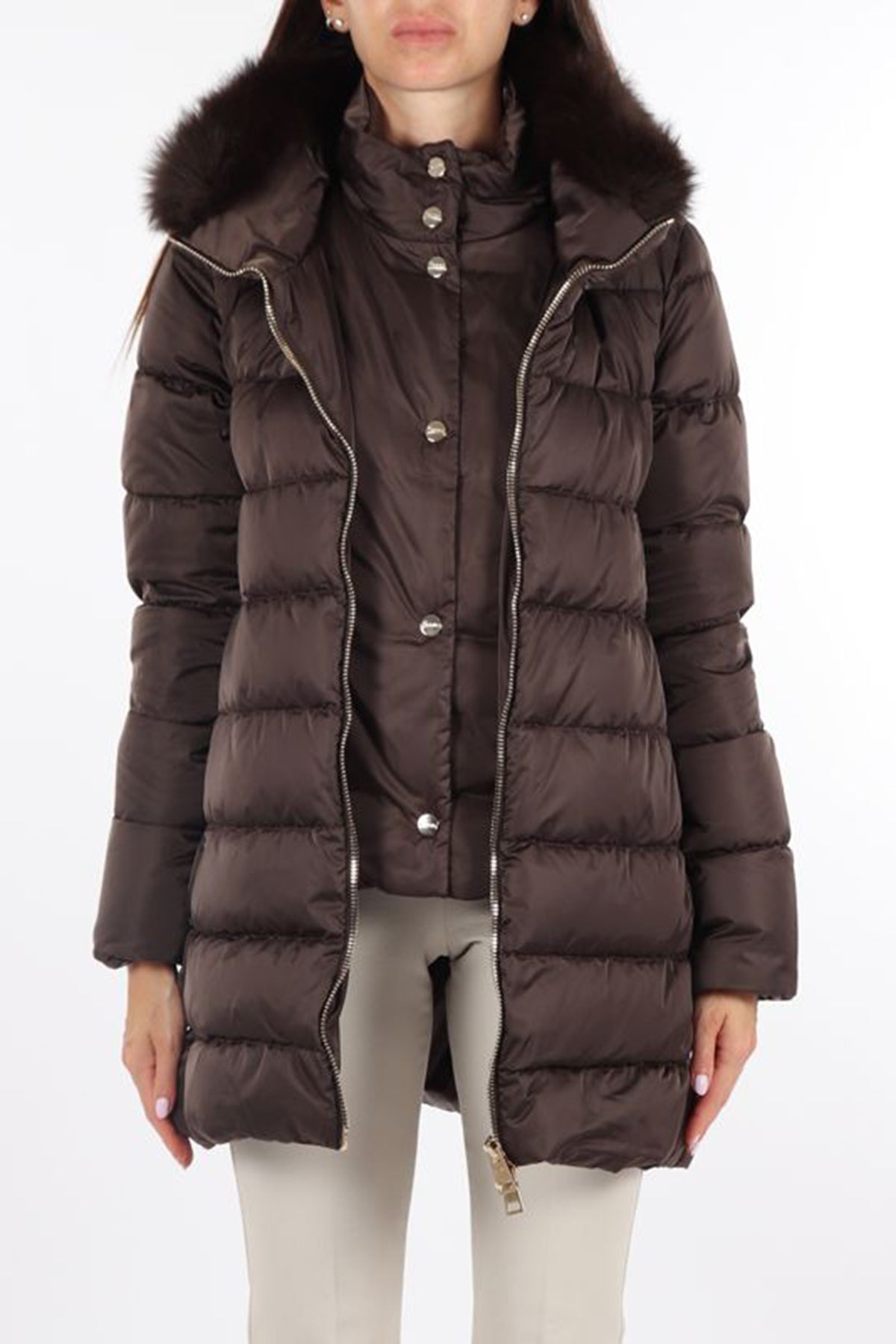 Herno Polar-Tech Kürklü Yaka Puffer Mont-Libas Trendy Fashion Store
