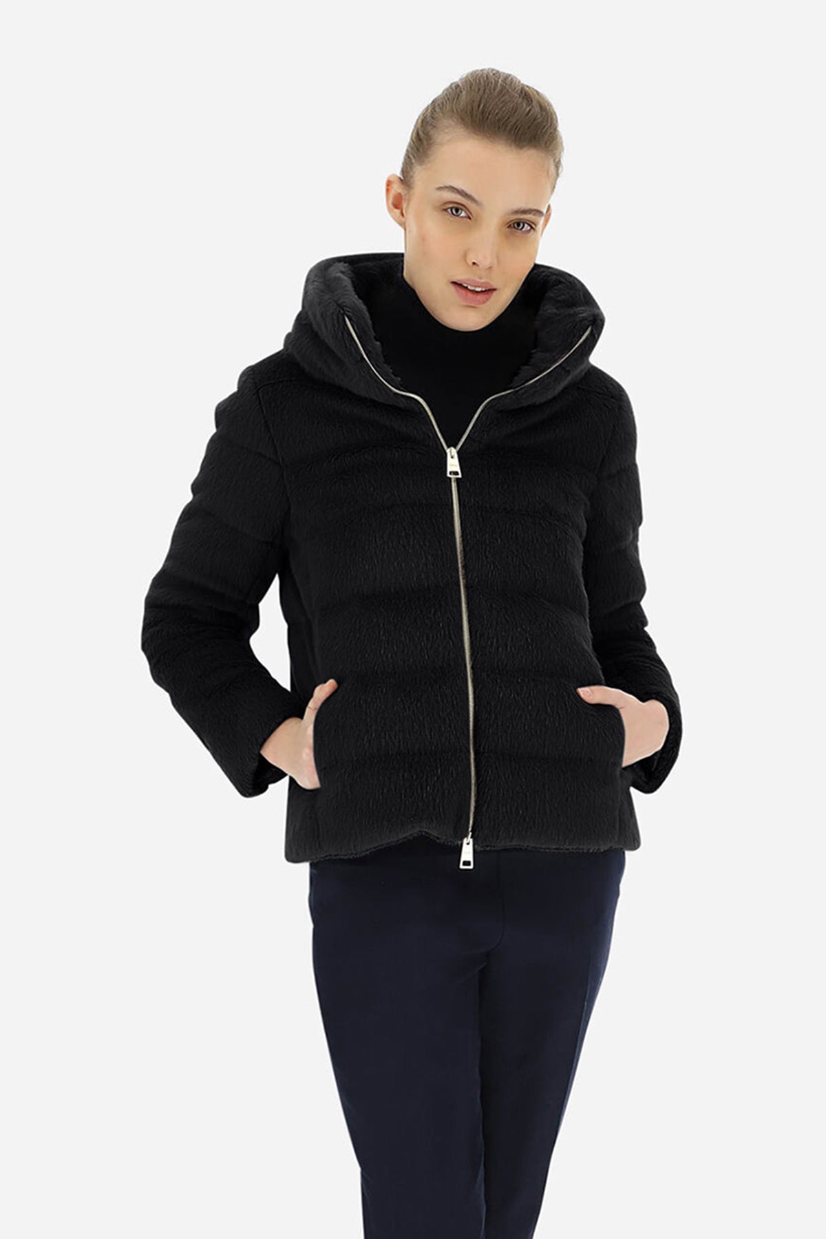 Herno Peluş Puffer Mont-Libas Trendy Fashion Store