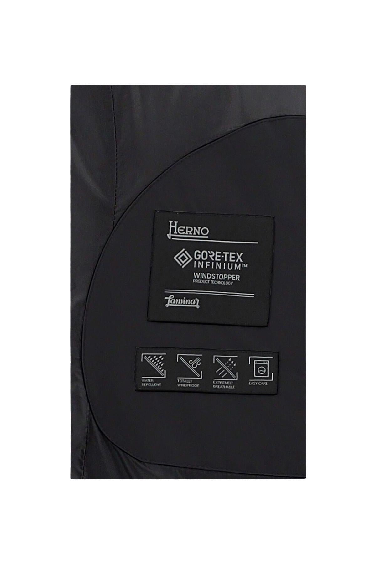 Herno Gore-Tex Laminar Slim Fit Puffer Kaban-Libas Trendy Fashion Store