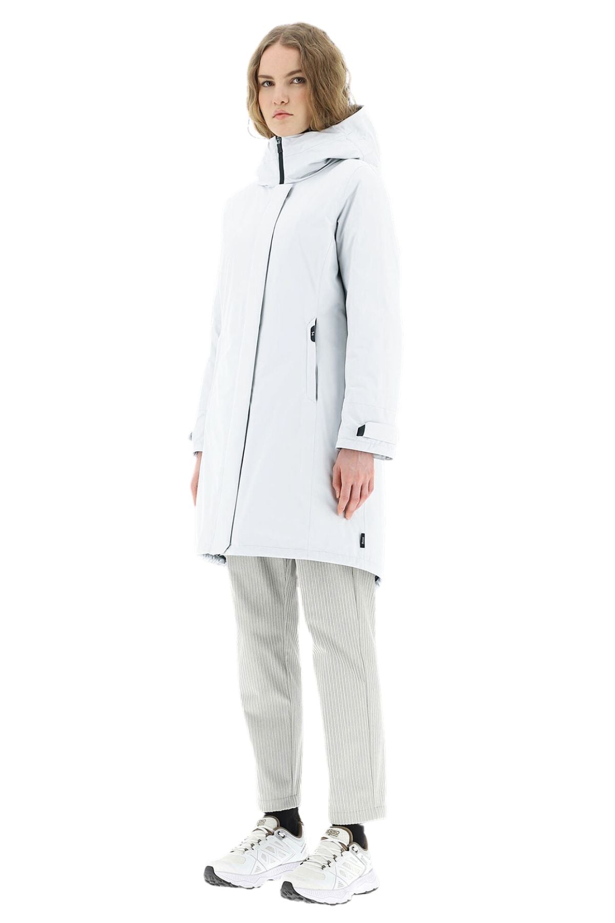 Herno Gore-Tex Laminar Slim Fit Kapüşonlu Kaban-Libas Trendy Fashion Store