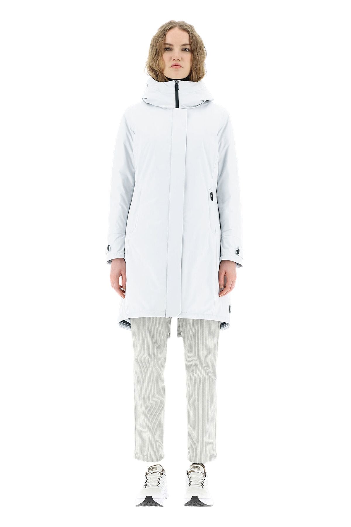 Herno Gore-Tex Laminar Slim Fit Kapüşonlu Kaban-Libas Trendy Fashion Store