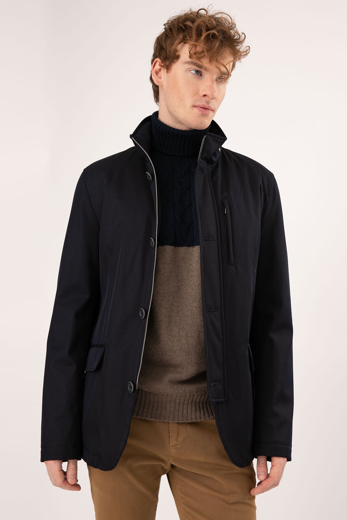 Herno Dik Yaka Mont-Libas Trendy Fashion Store