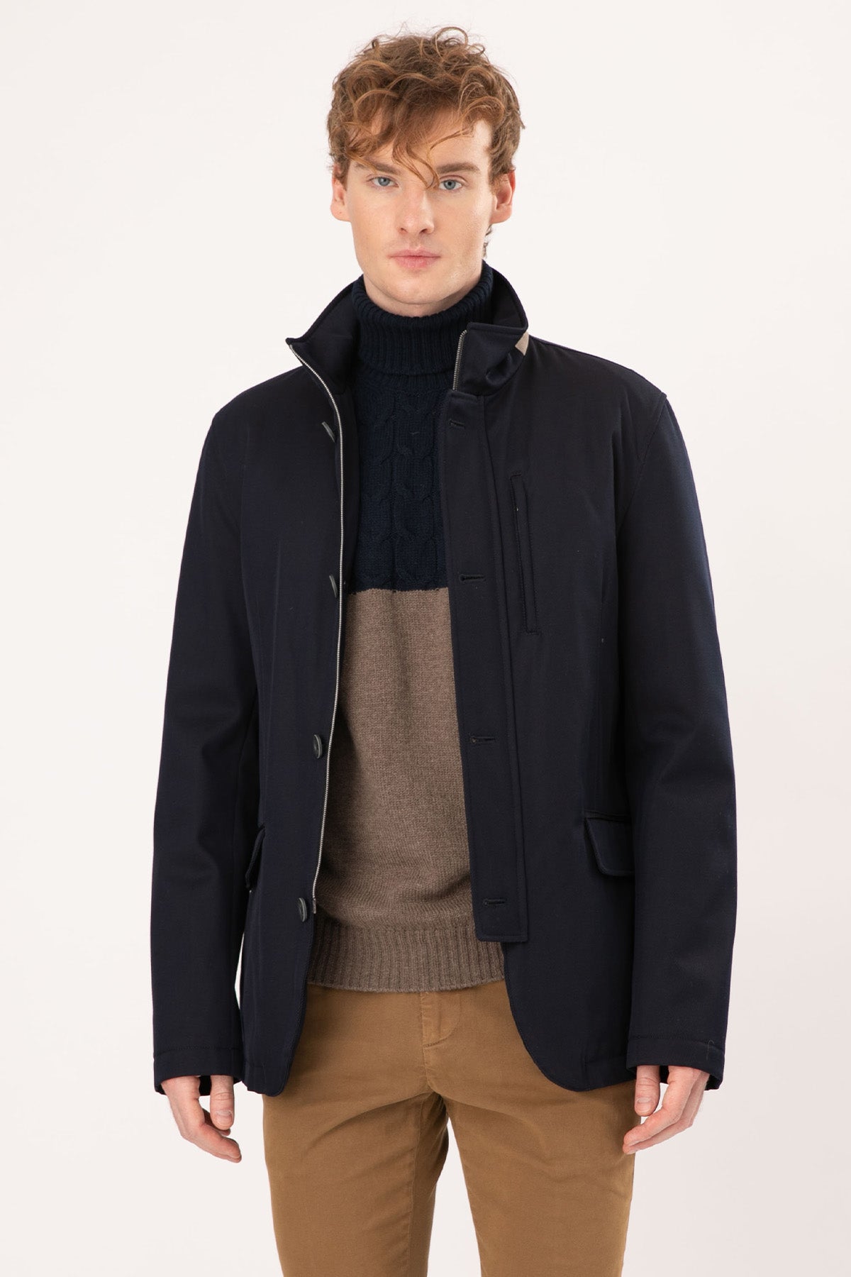 Herno Dik Yaka Mont-Libas Trendy Fashion Store