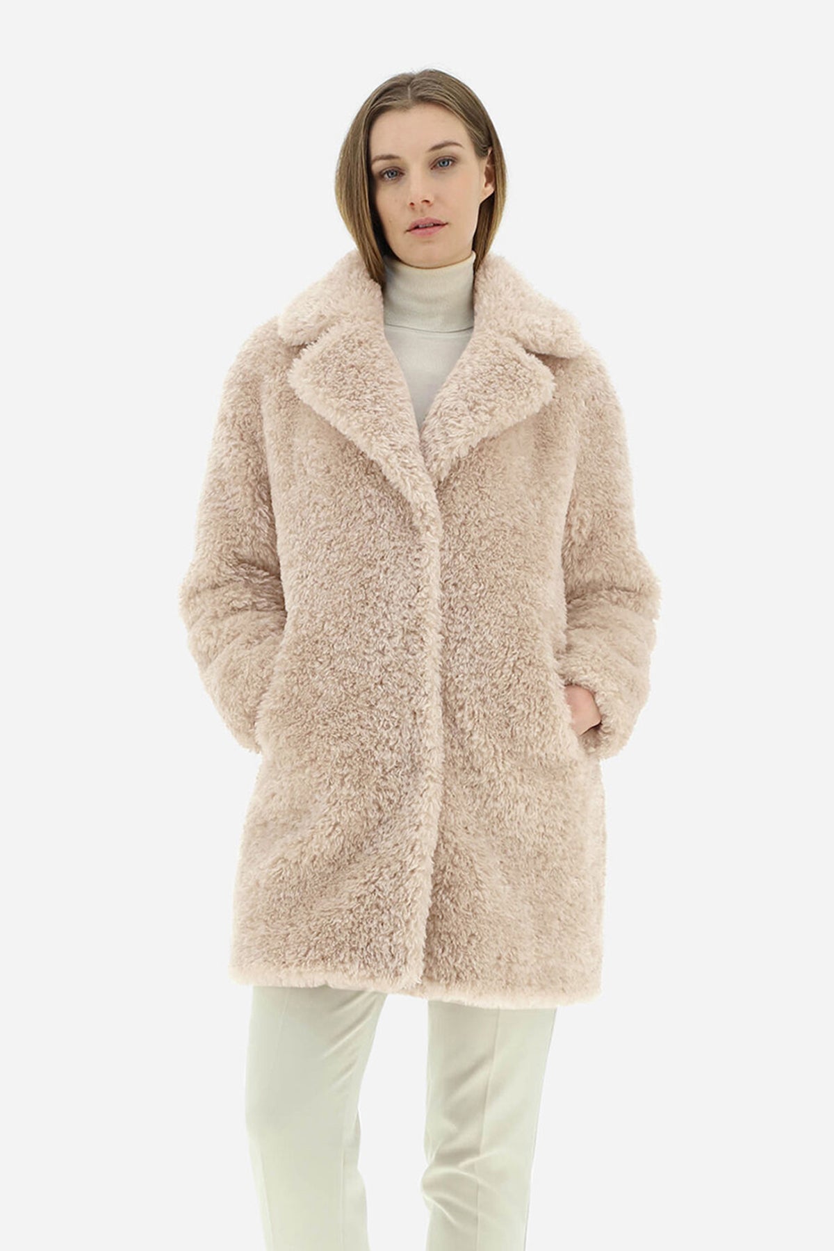 Herno Peluş Kaban-Libas Trendy Fashion Store